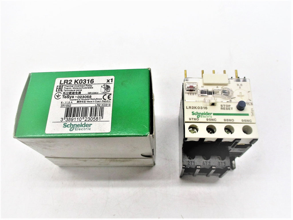 SCHNEIDER ELECTRIC LR2K0316 8-11.5A NSMP