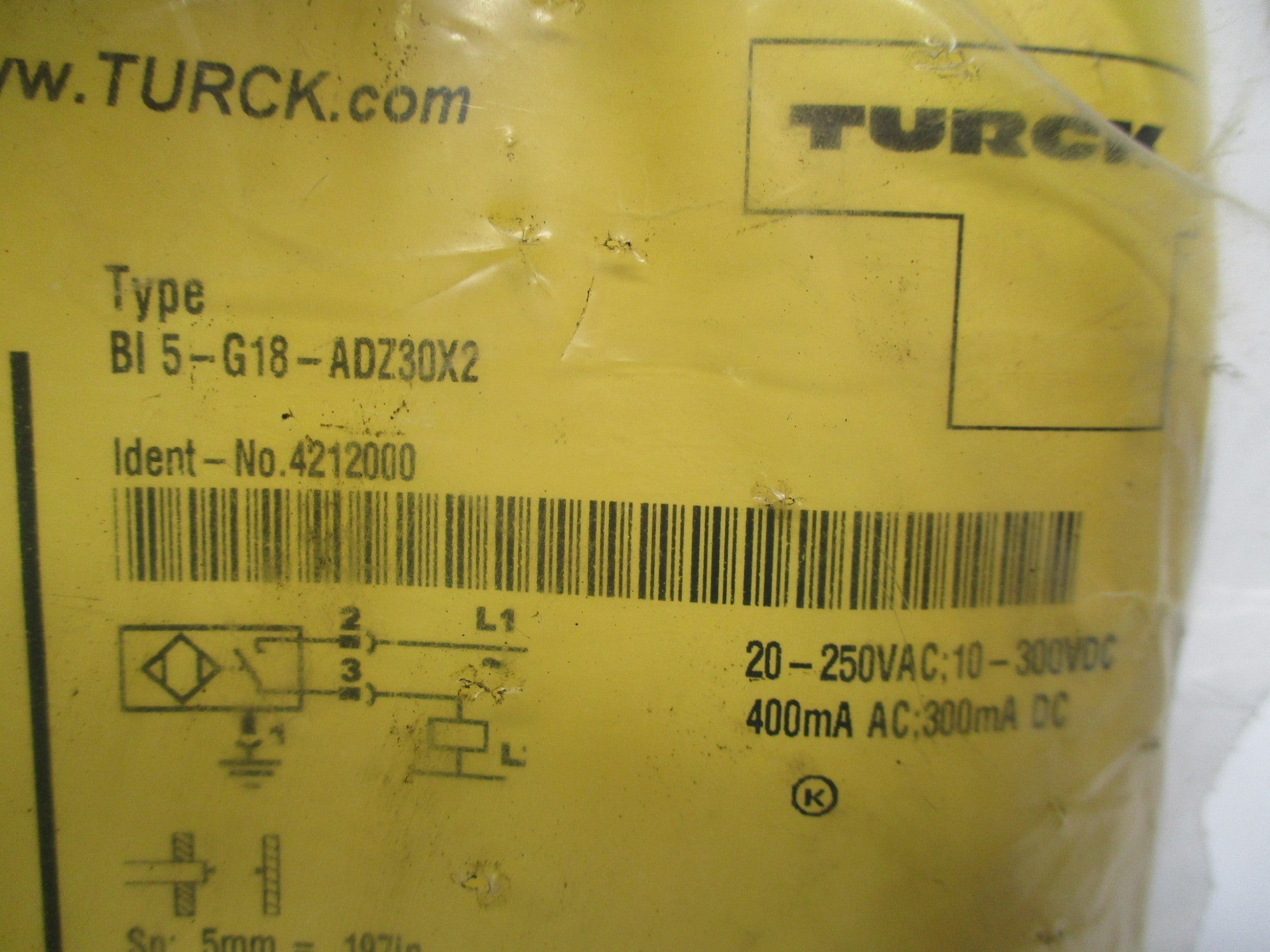 TURCK BI5-G18-ADZ30X2 5M NSMP