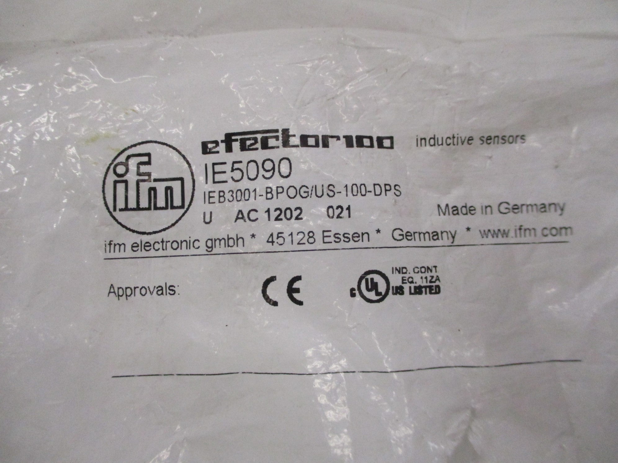 IFM EFECTOR IE5090 IEB3001-BPOG/US-100-DPS 10-36VDC NSMP