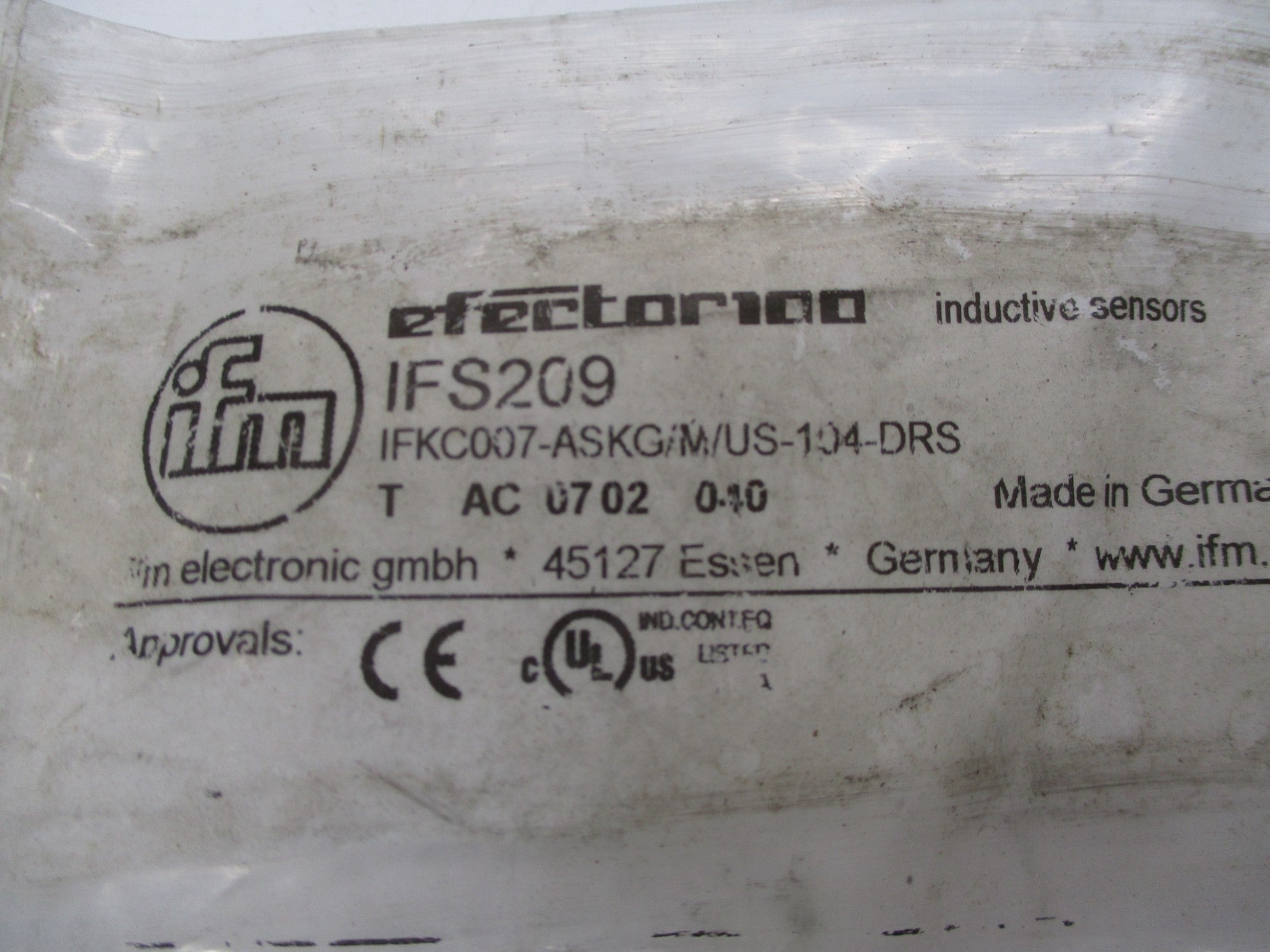 IFM EFECTOR IFS209 NSMP