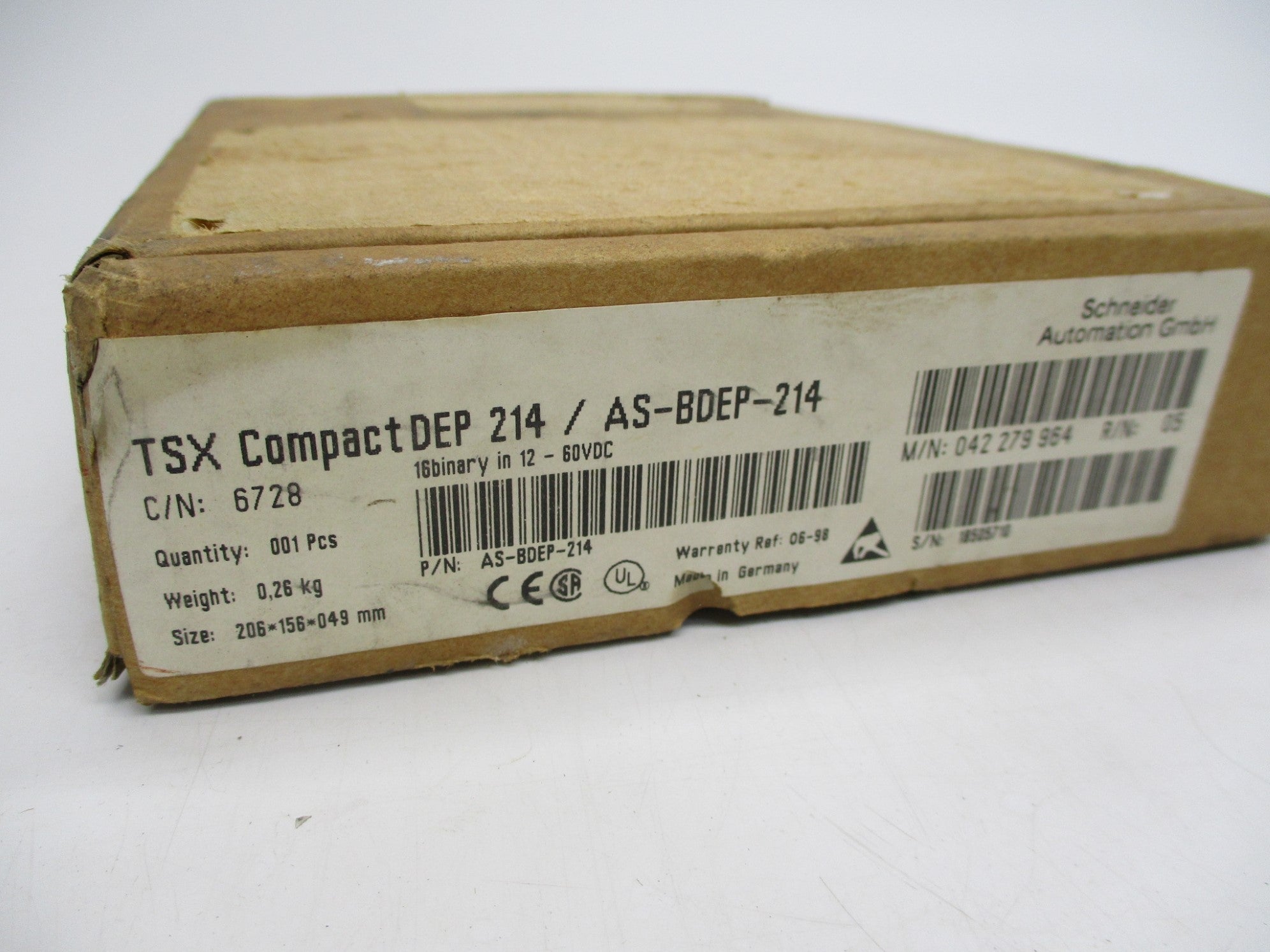 SCHNEIDER AUTOMATION AS-BDEP-214 NSFS
