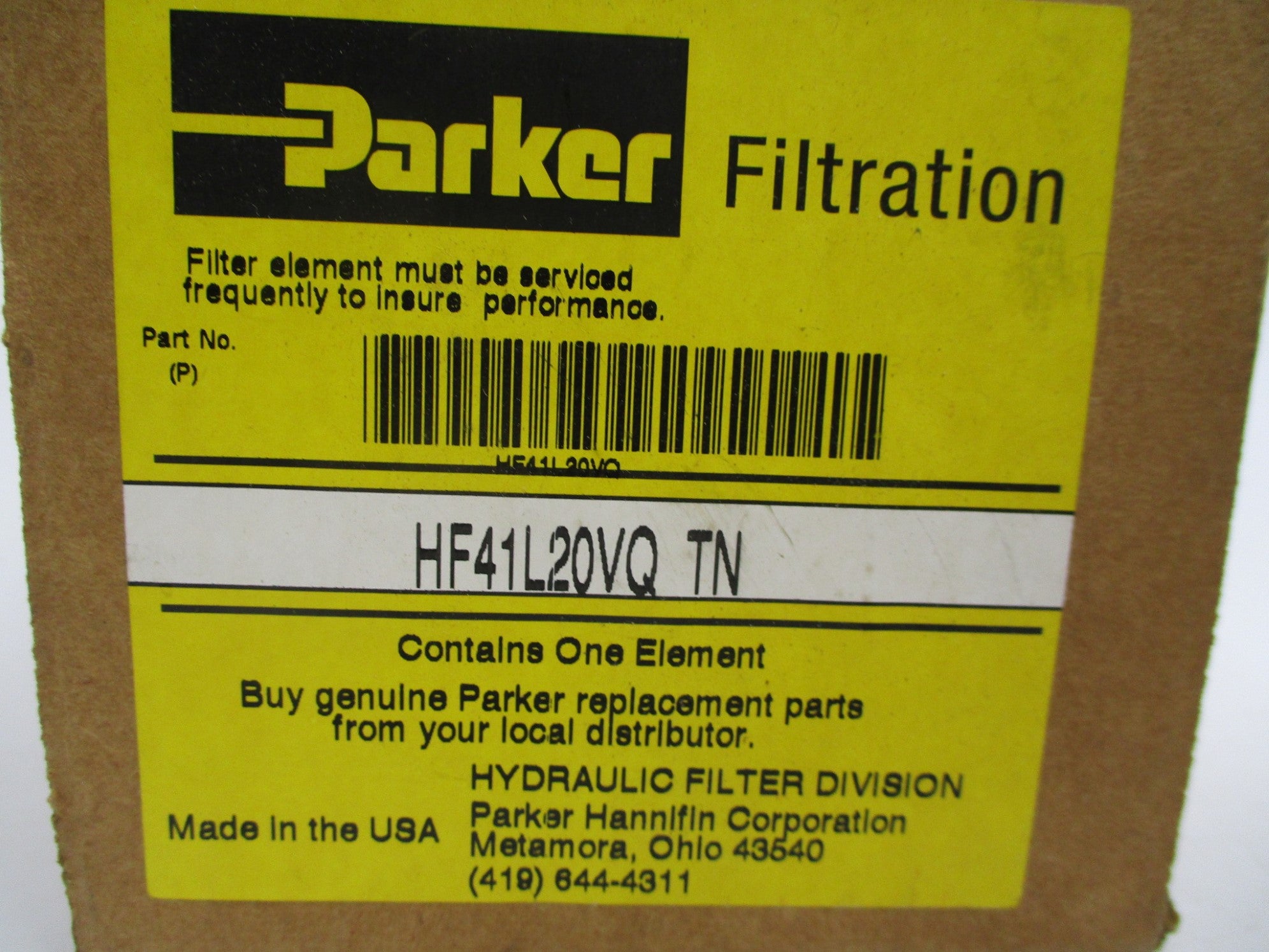 PARKER HF41L20VQ NSMP