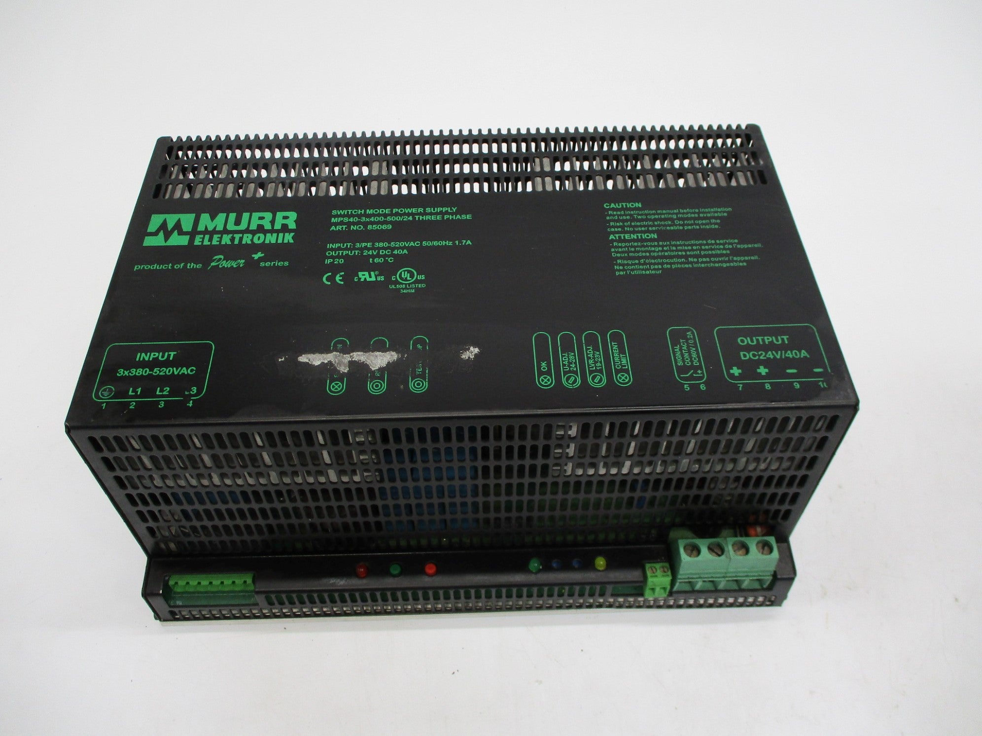 MURR ELEKTRONIK MPS40-3X400-500/24 UNMP