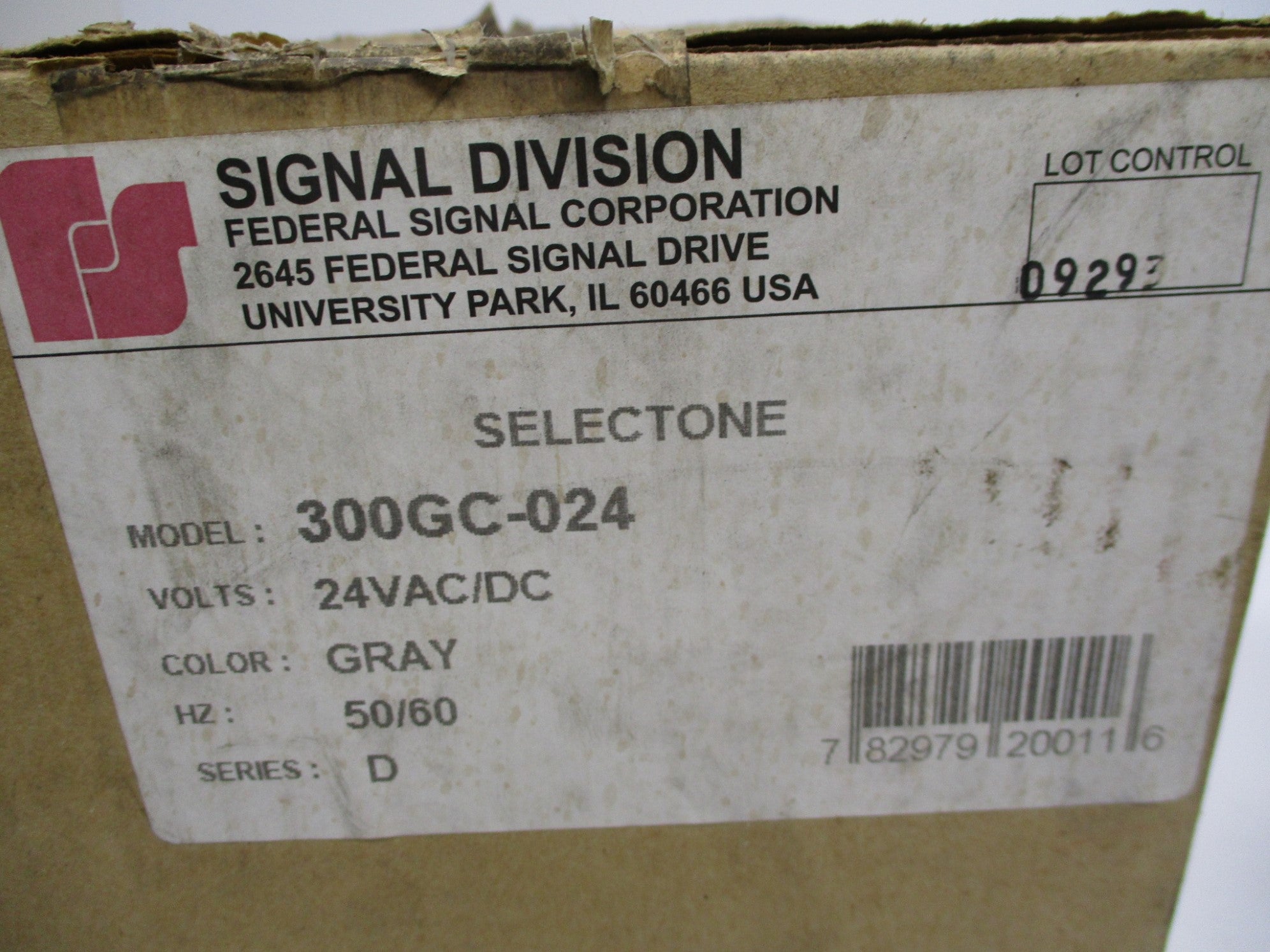 FEDERAL SIGNAL 300GC-024 NSMP