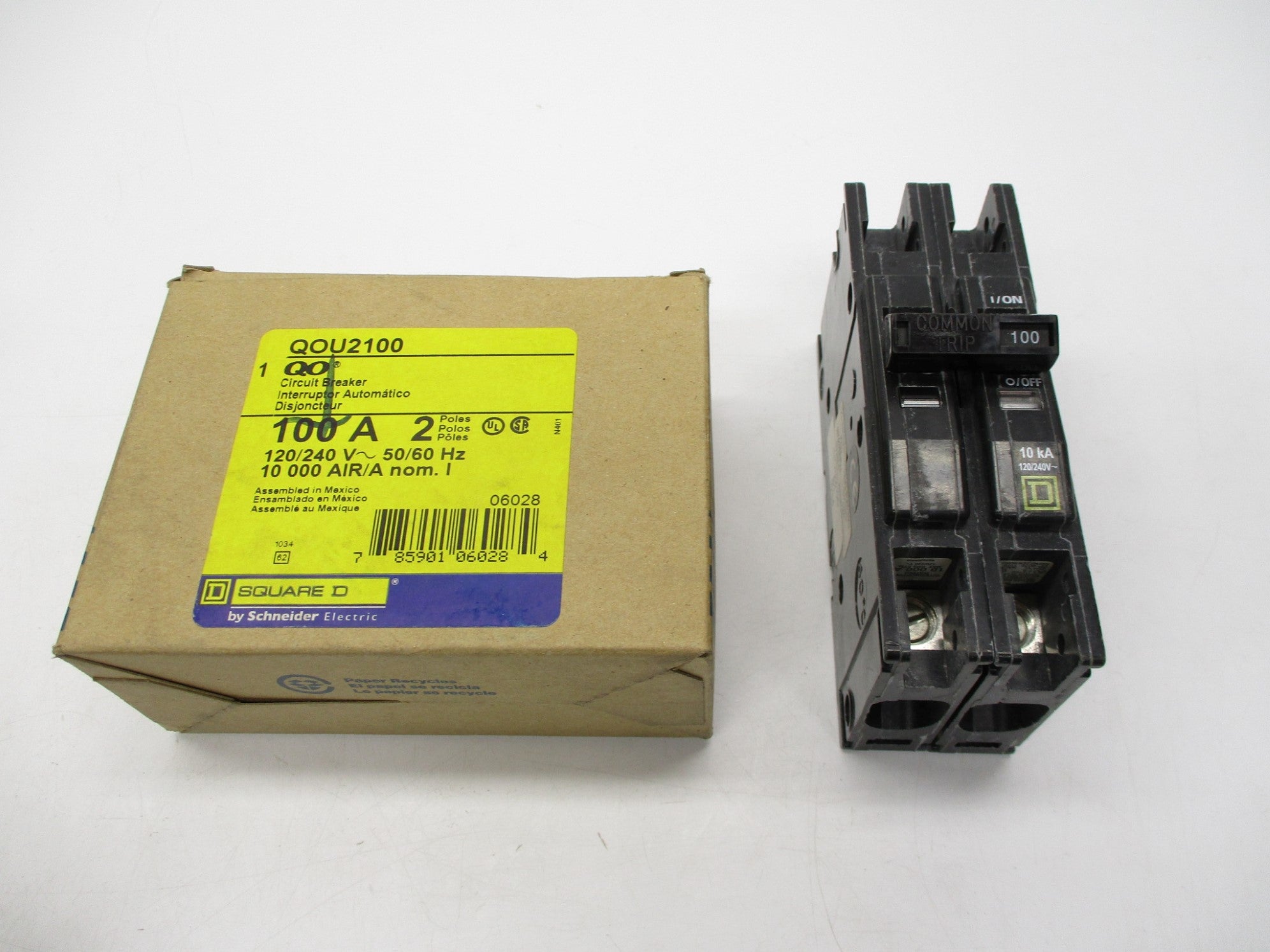 SQUARE D QOU2100 100A 120/240V NSMP