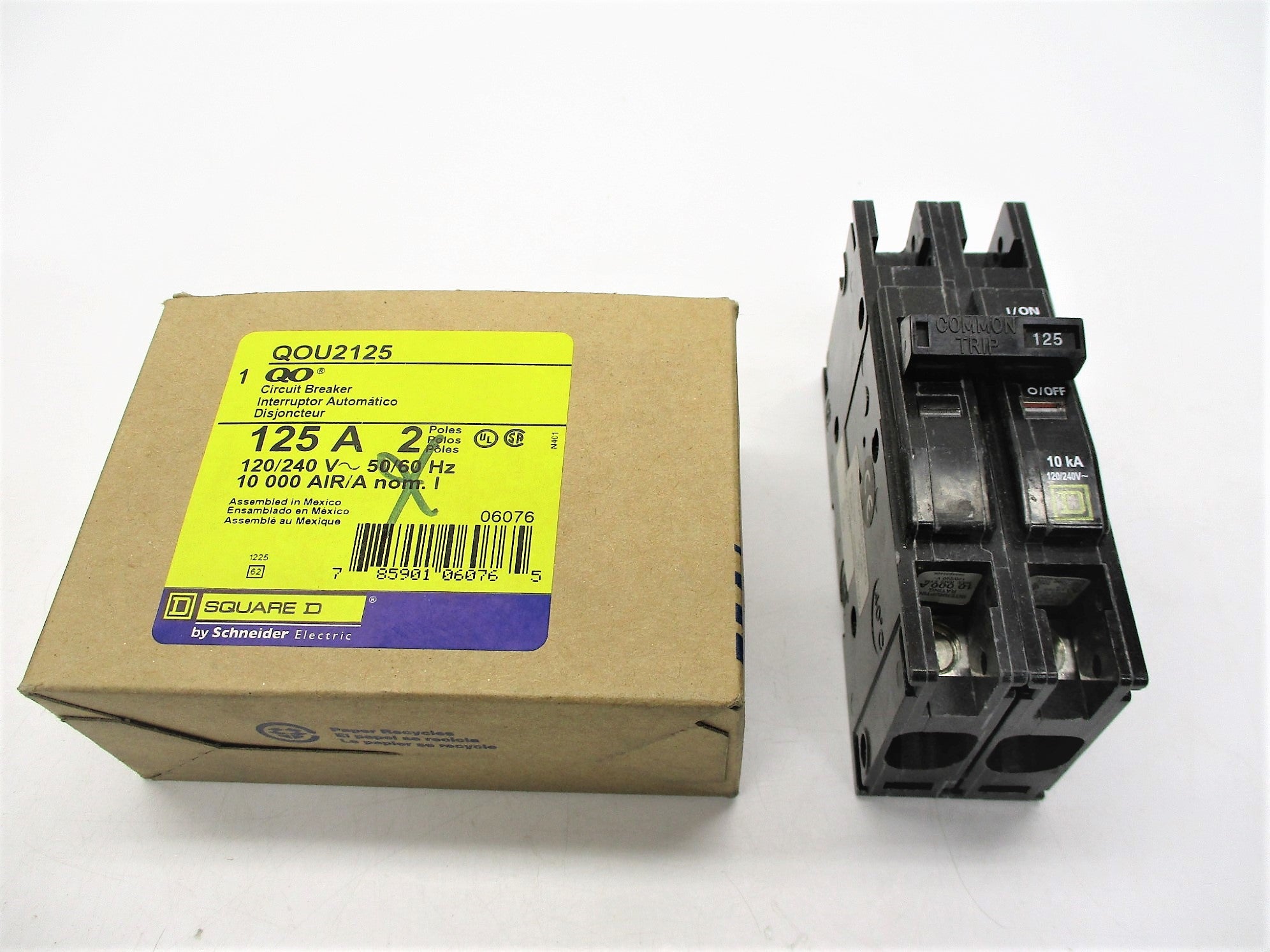 SQUARE D QOU2125 125A 120/240VNSMP