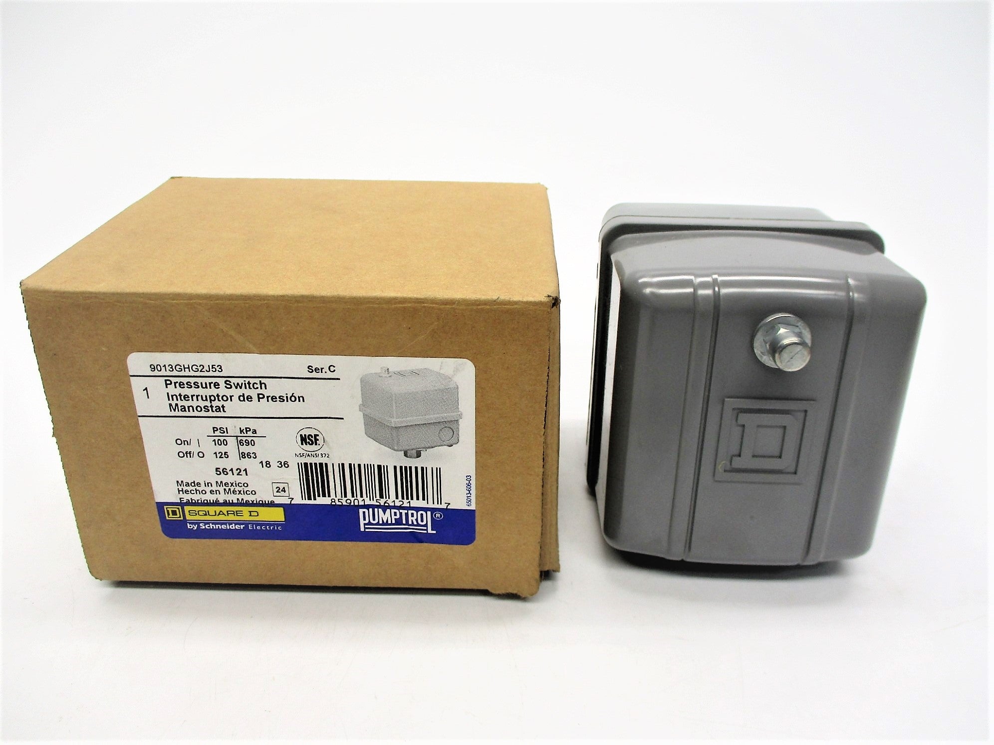 SQUARE D 9013GHG2J53 SER. C 460/675V 100/125PSI NSMP