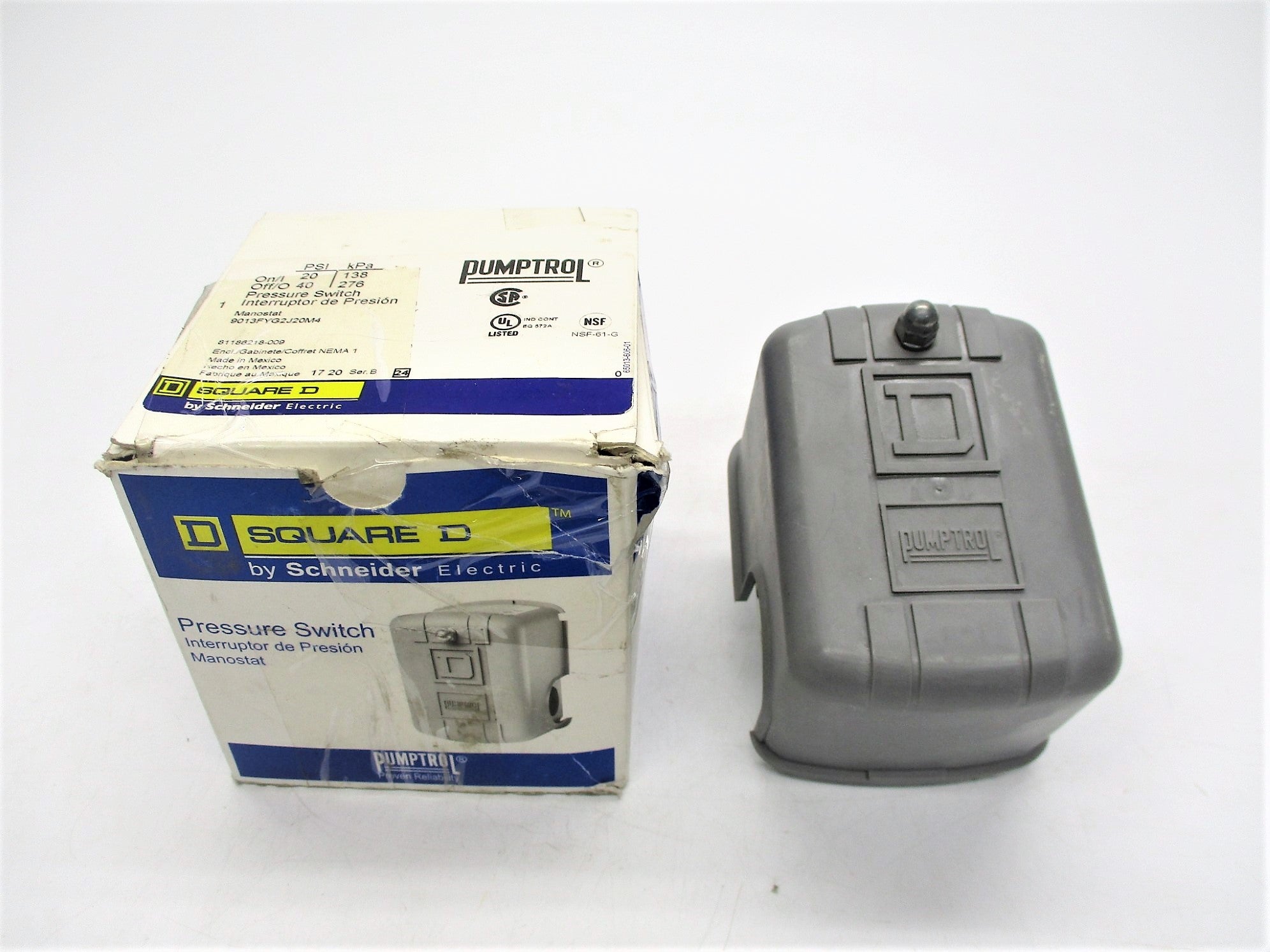 SQUARE D 9013FYG2J20M4 SER. B NSMP