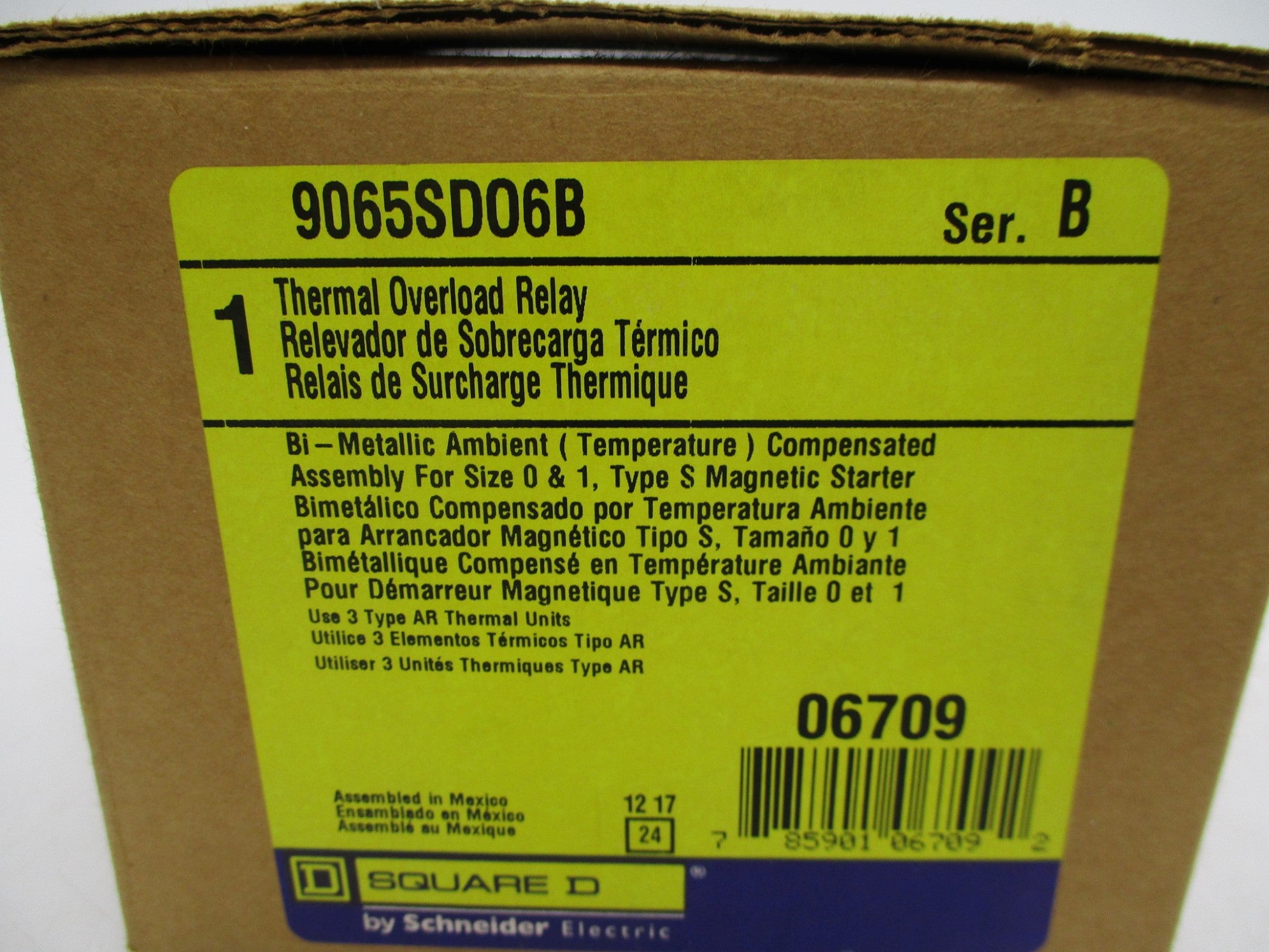 SQUARE D 9065SDO6B SER. B NSMP
