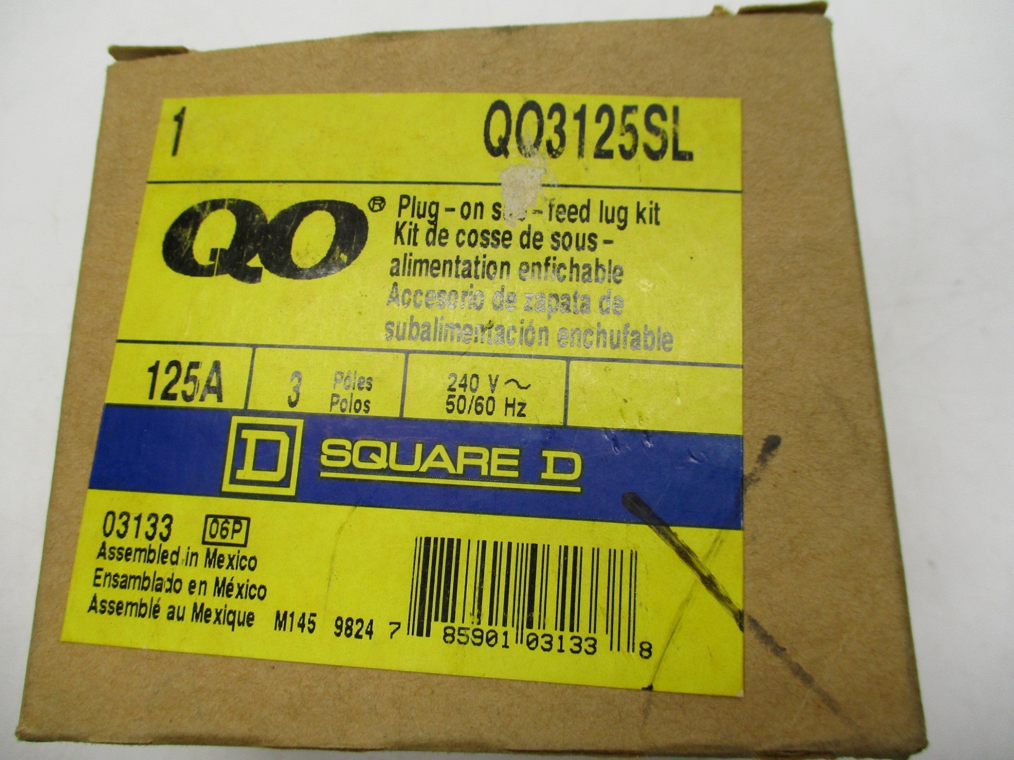 SQUARE D QO3125SL 125A 240V NSMP