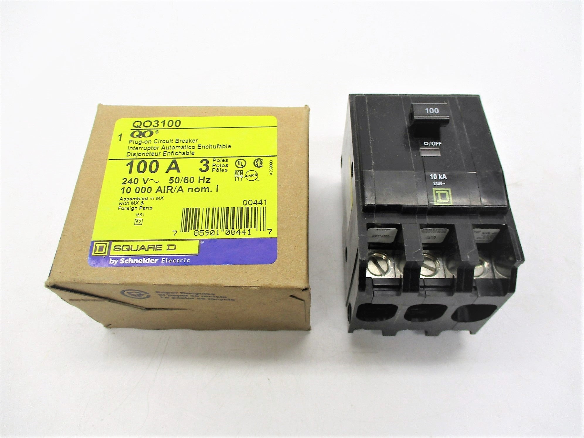 SQUARE D QO3100 100A 240V NSMP