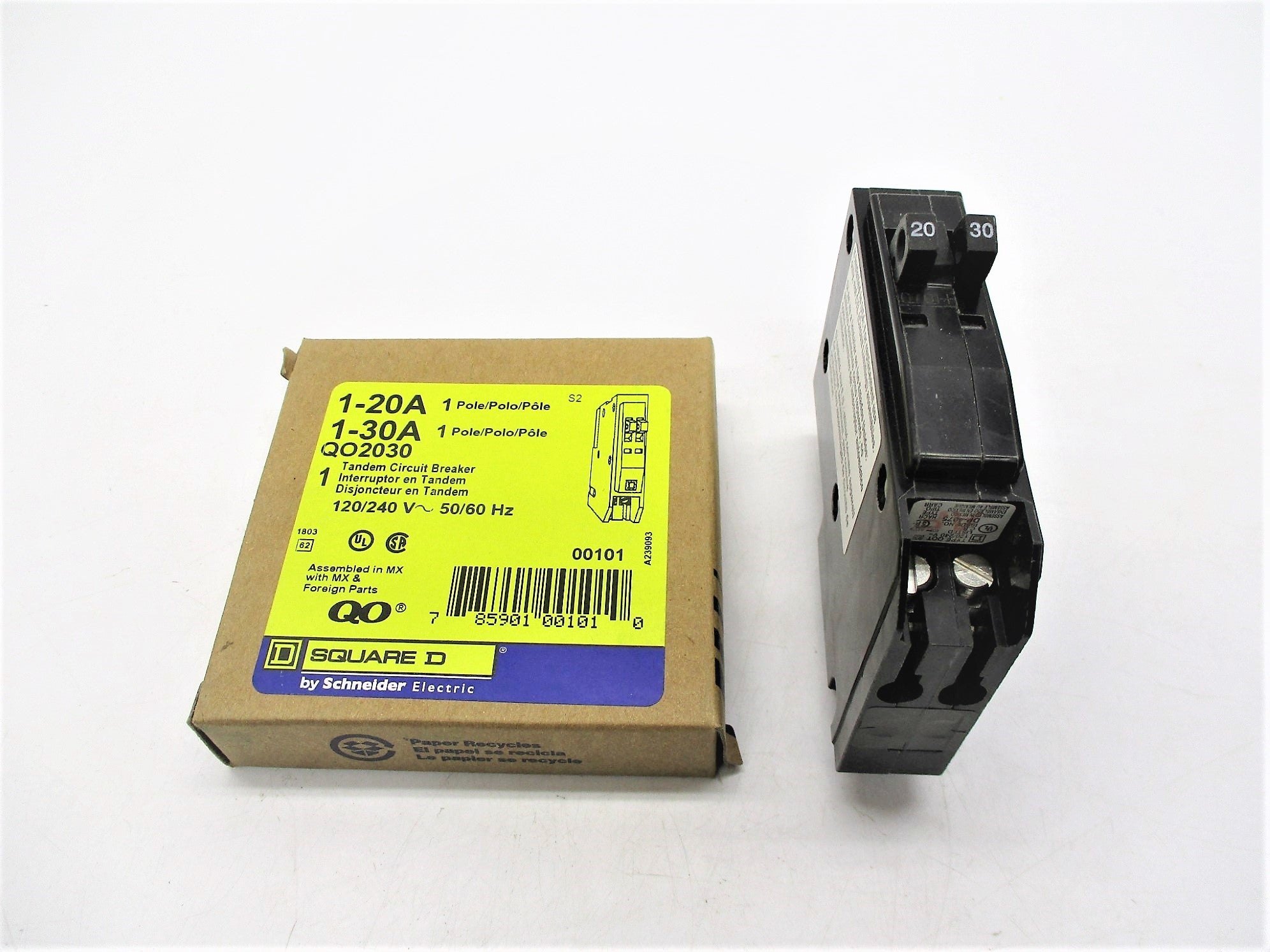 SQUARE D QO2030 20/30A 120/240V NSMP