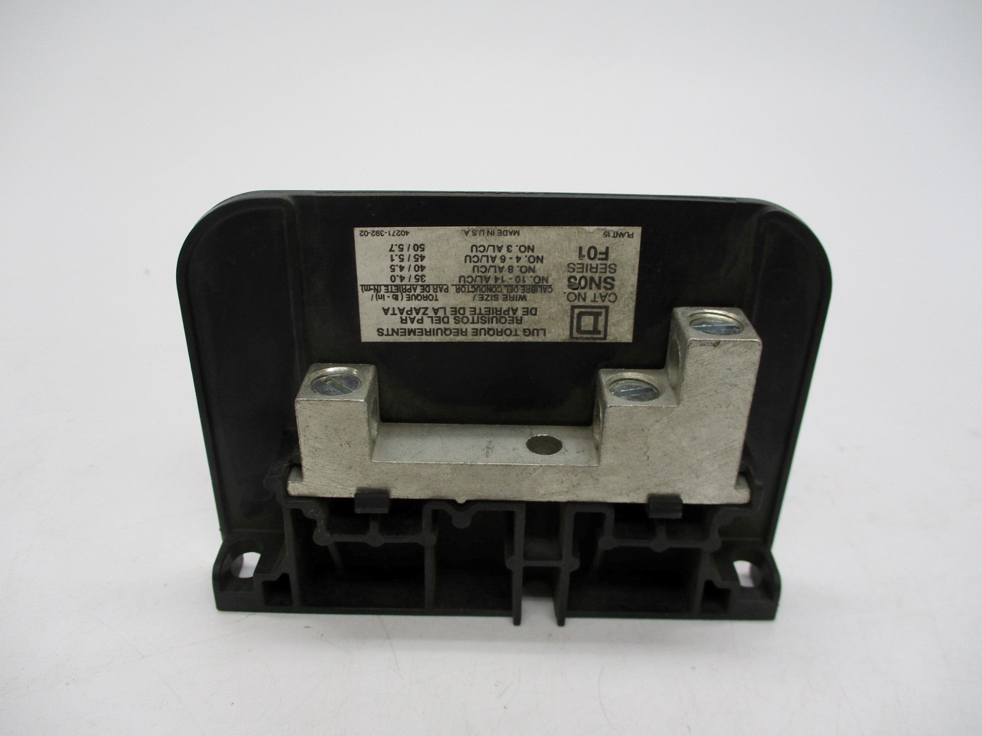 SQUARE D SN03 SER. F01 NSMP
