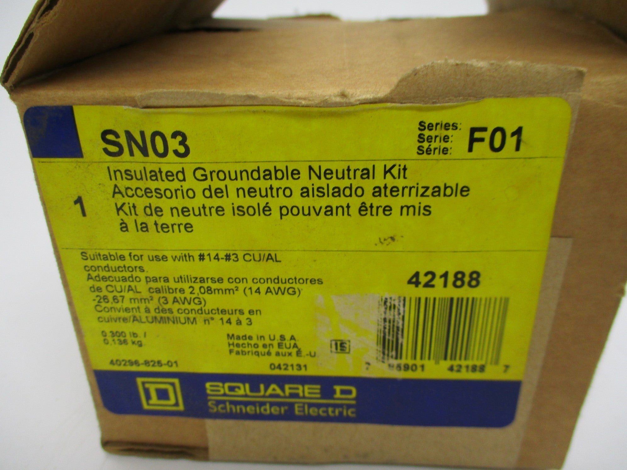 SQUARE D SN03 SER. F01 NSMP