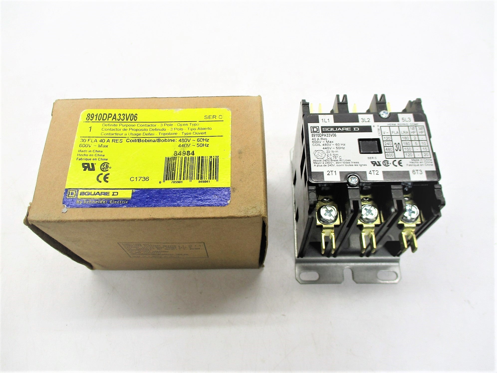SQUARE D 8910DPA33V06 SER. C 440/480V NSMP