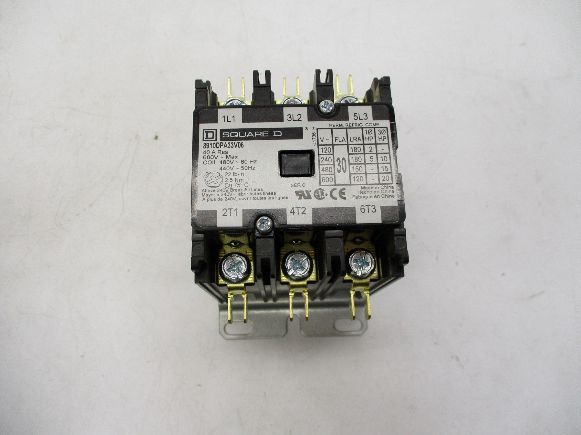SQUARE D 8910DPA33V06 SER. C 440/480V NSMP