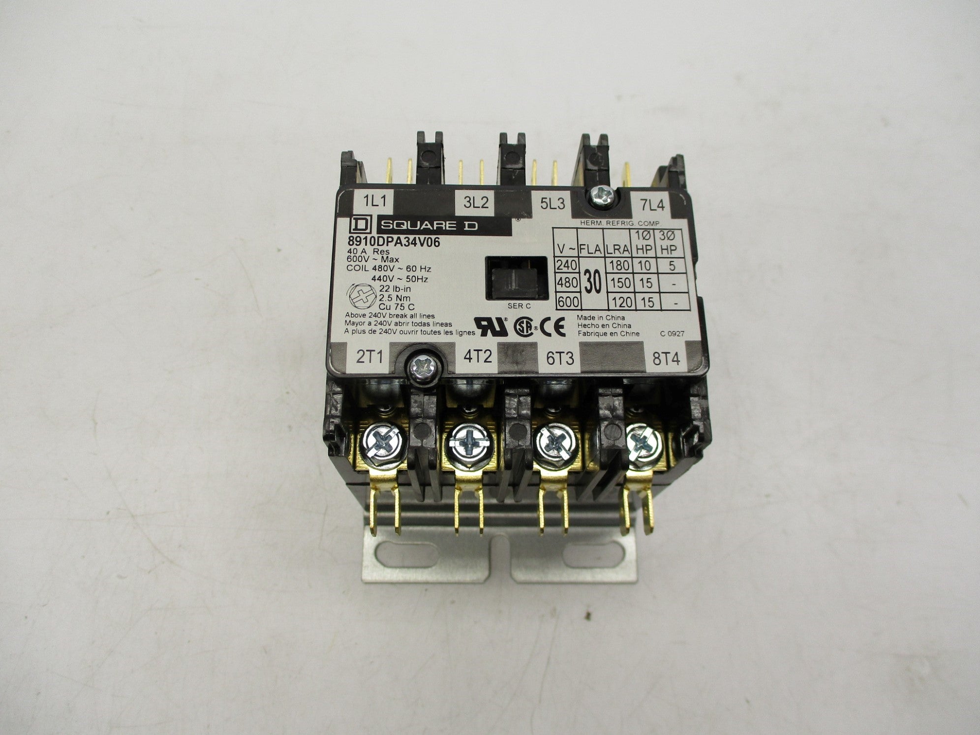 SQUARE D 8910DPA34V06 SER. C 440/480V NSMP
