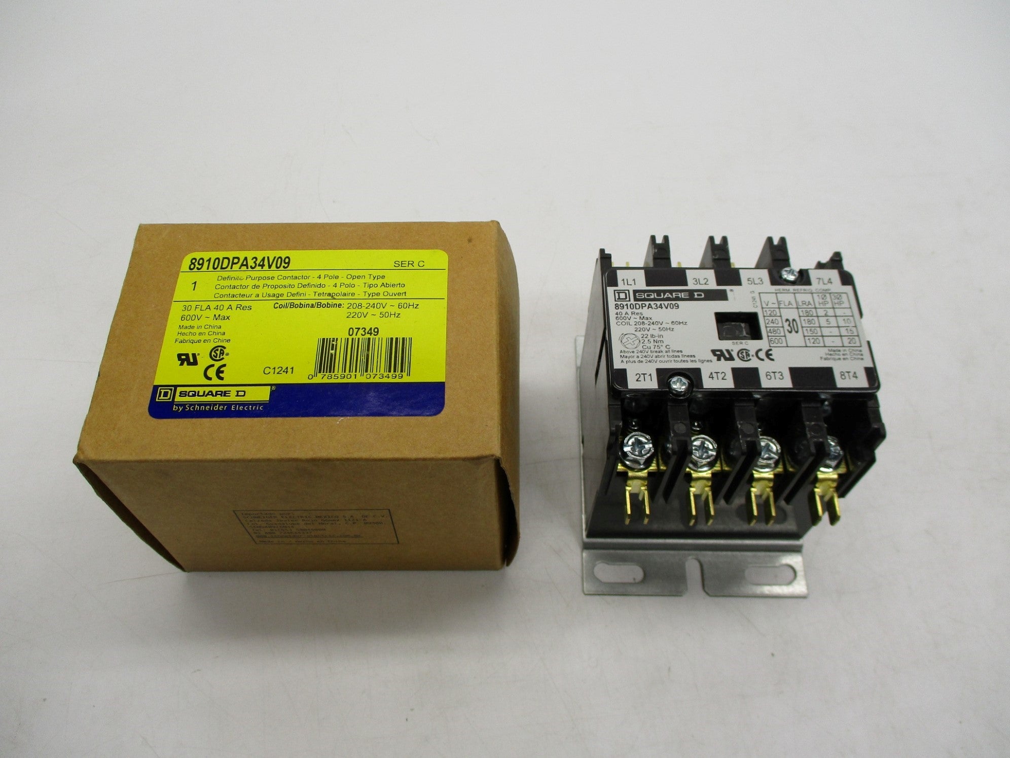 SQUARE D 8910DPA34V09 SER. C 208-240V NSMP