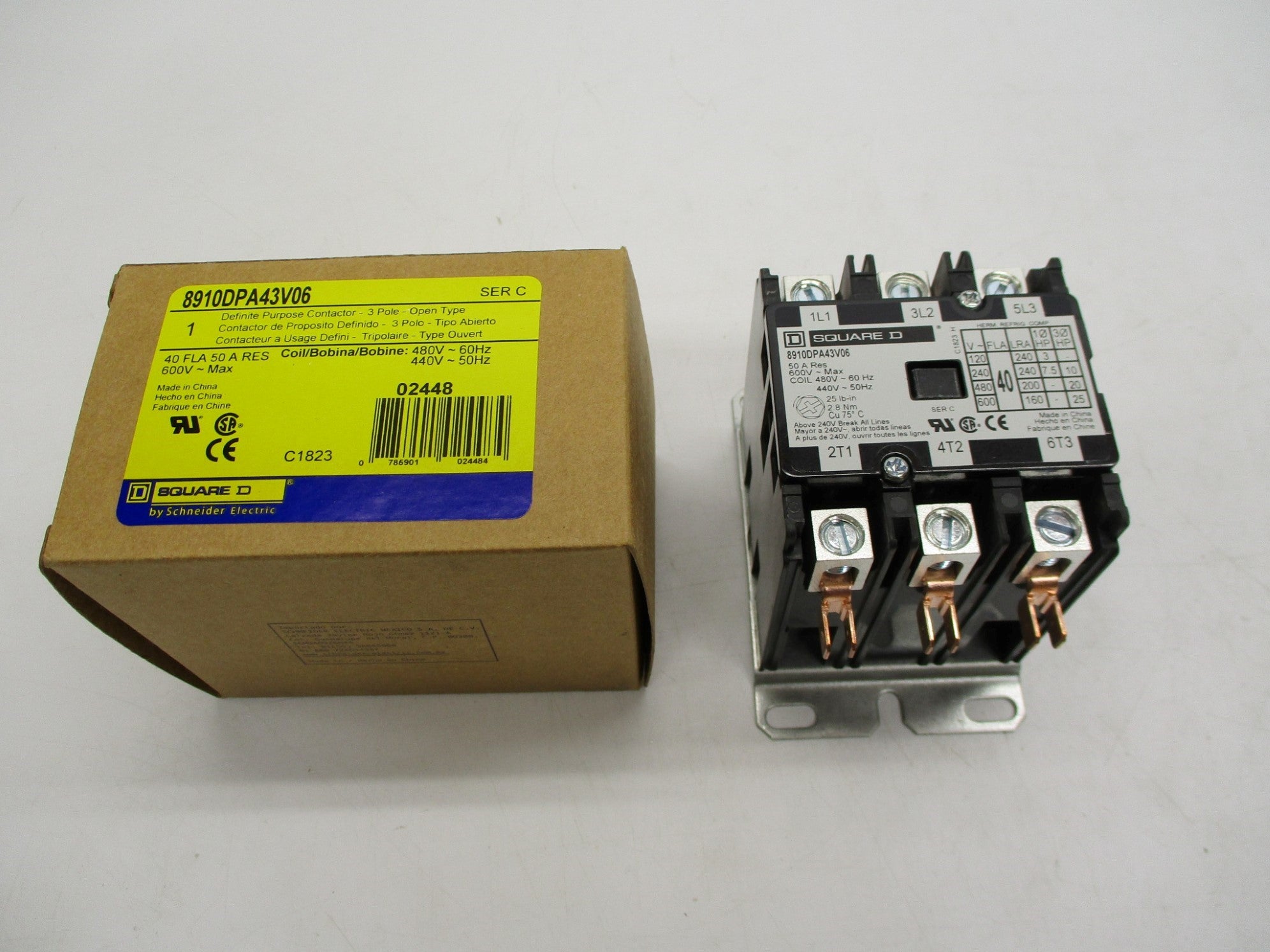 SQUARE D 8910DPA43V06 SER. C 440/480V NSMP