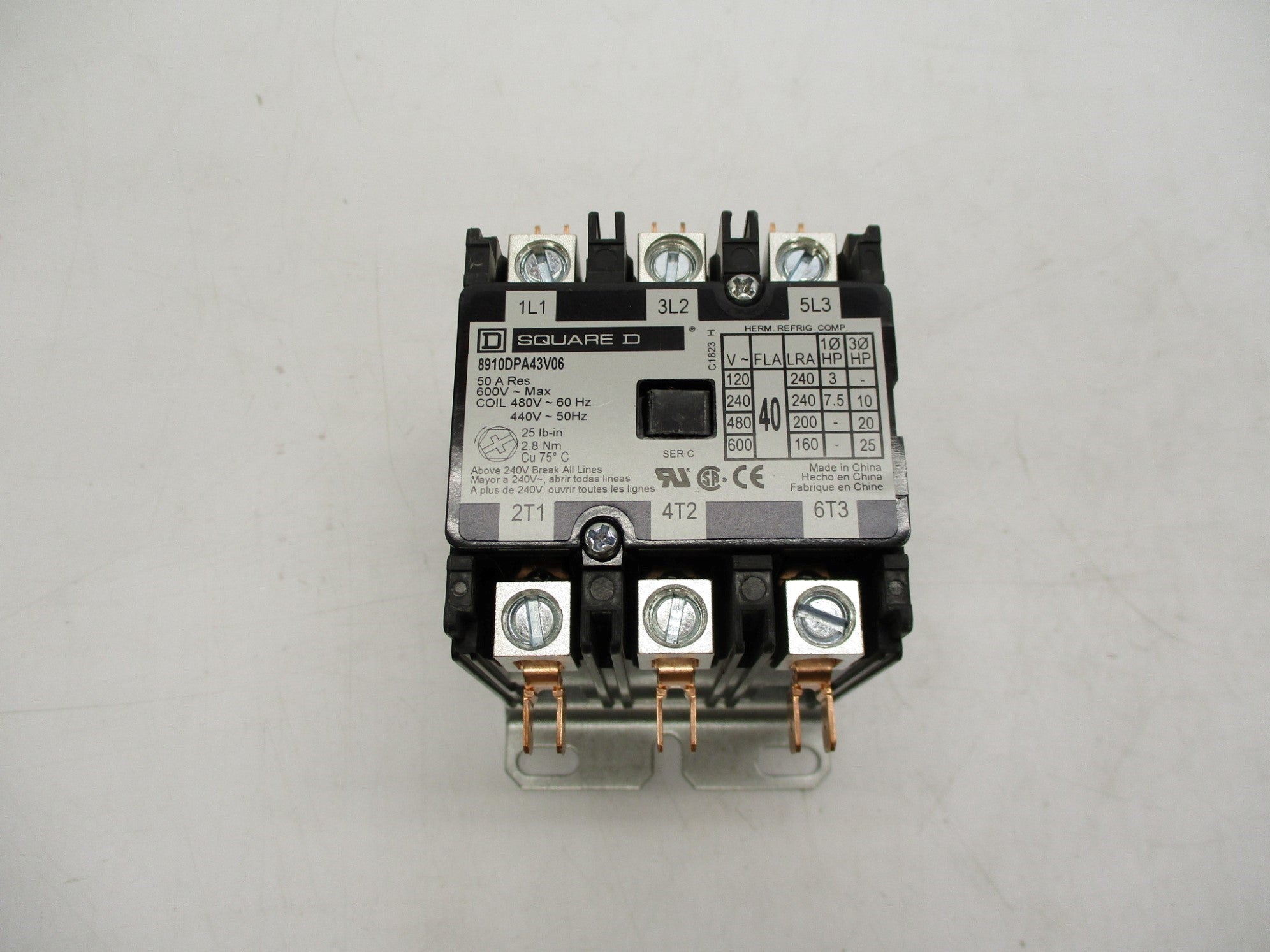 SQUARE D 8910DPA43V06 SER. C 440/480V NSMP