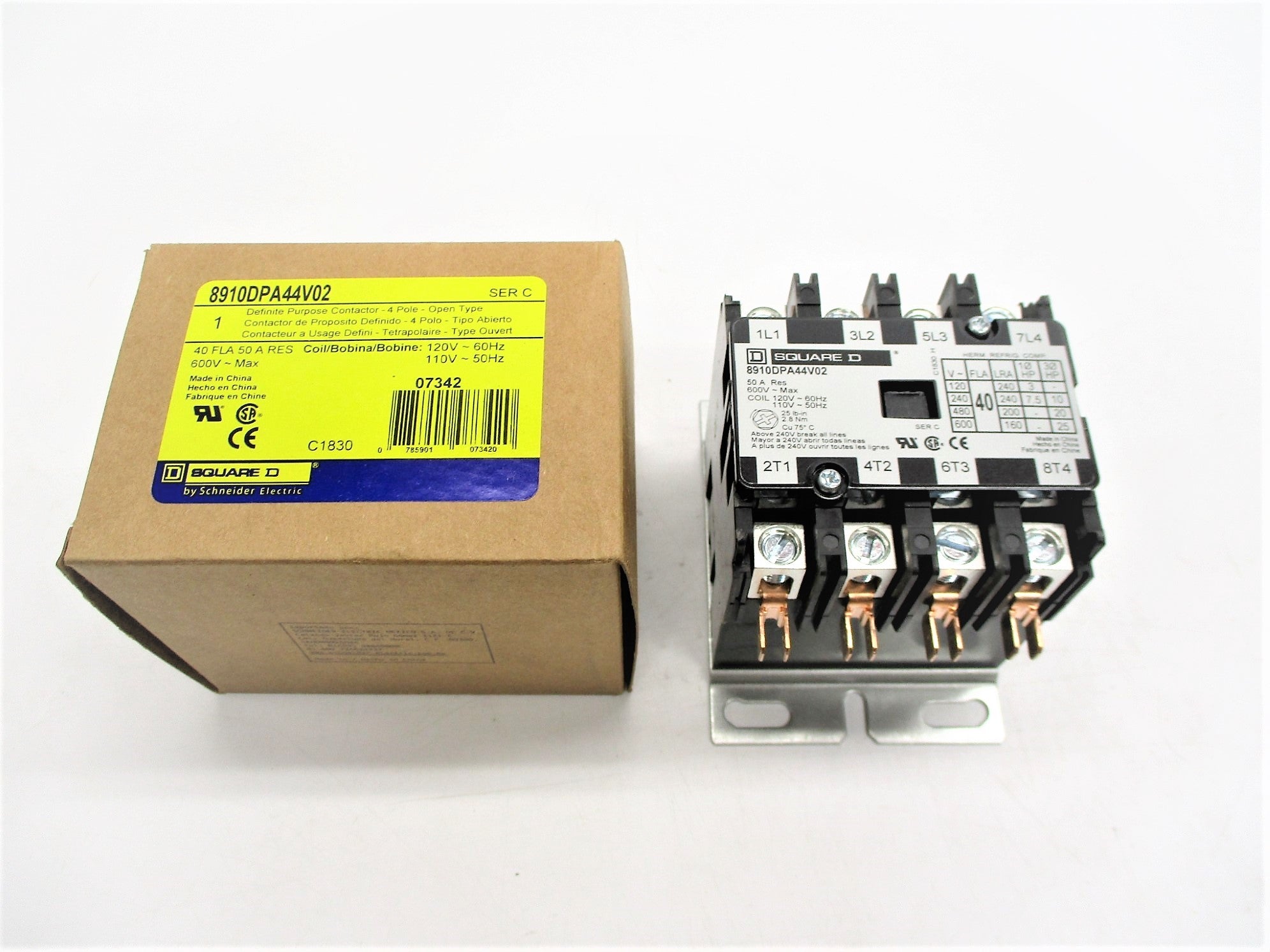 SQUARE D 8910DPA44V02 SER. C 110/120V NSMP