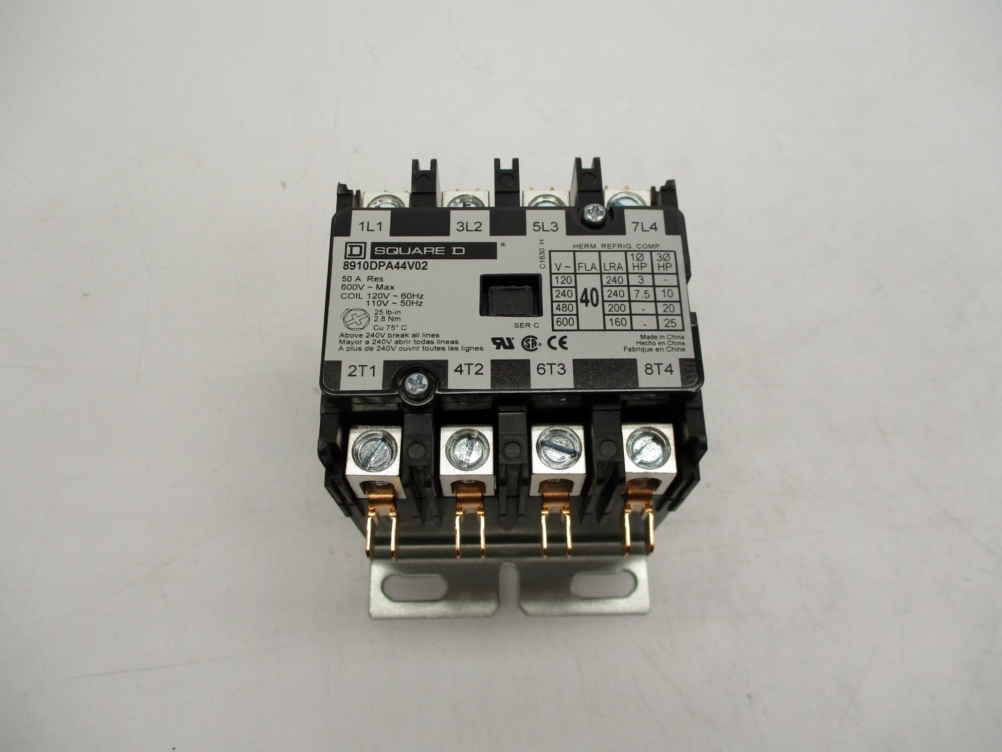 SQUARE D 8910DPA44V02 SER. C 110/120V NSMP