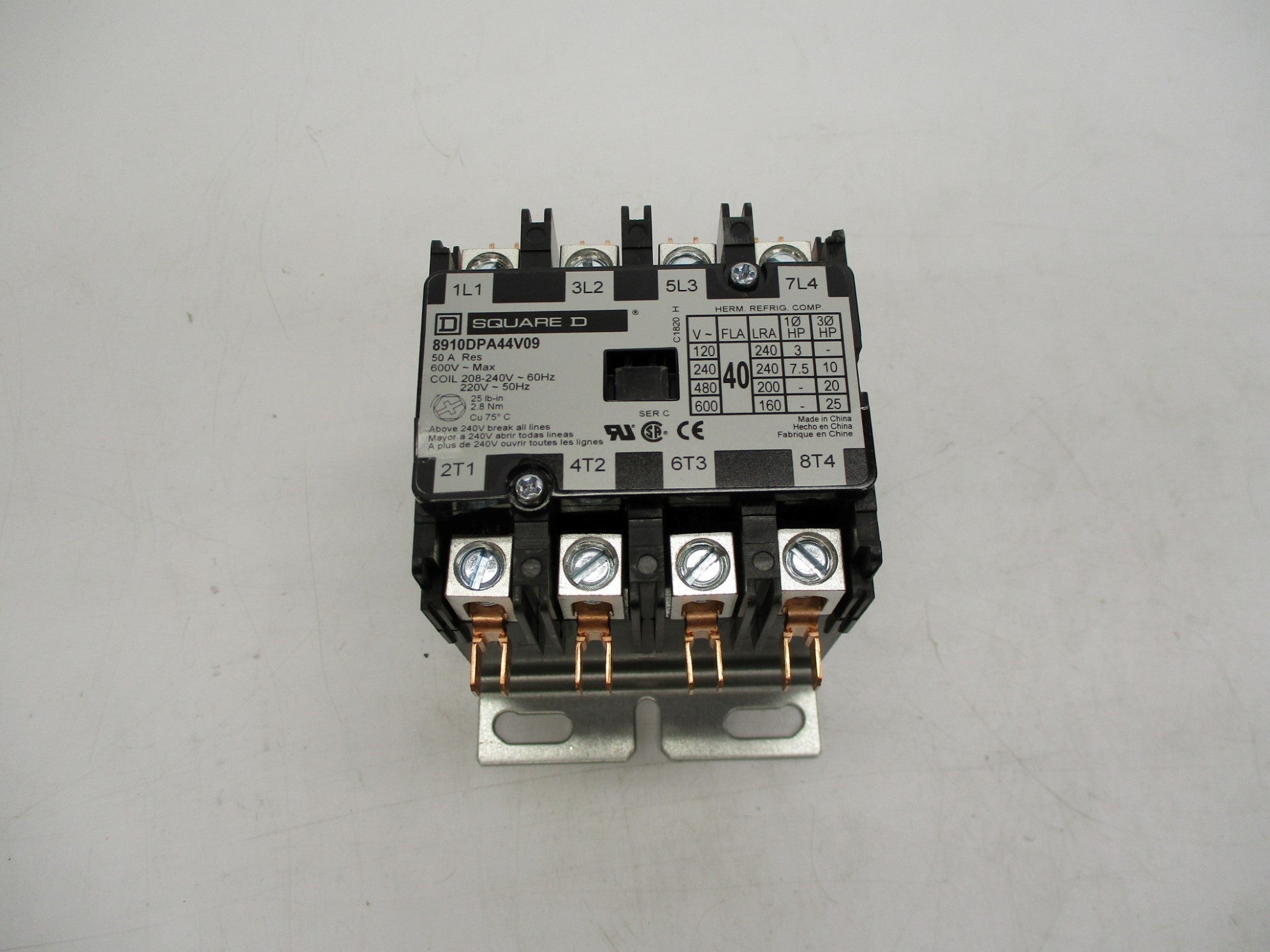 SQUARE D 8910DPA44V09 SER. C 208-240V (AS PICTURED) NSMP