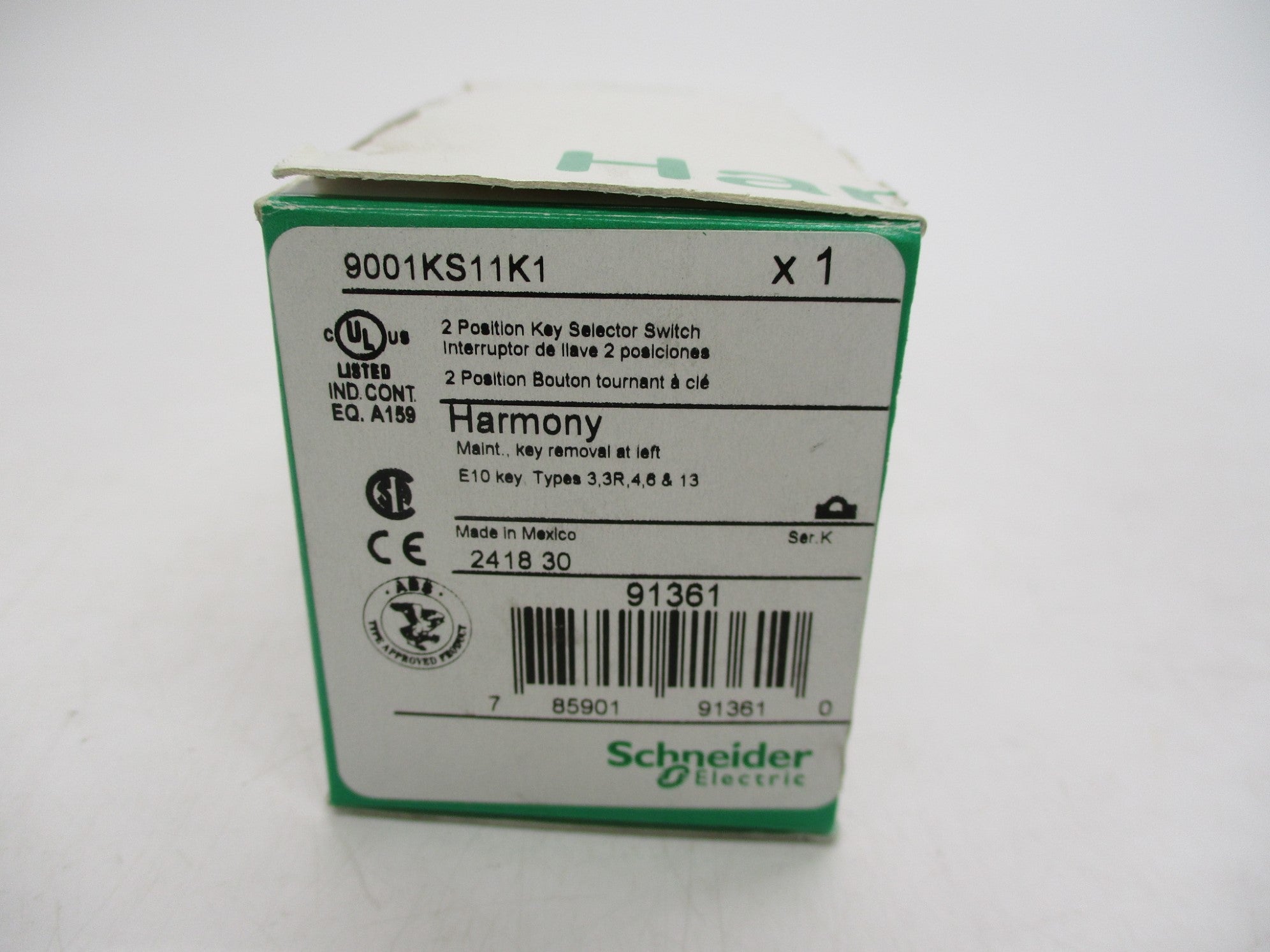 SCHNEIDER ELECTRIC 9001KS11K1 SER. K NSMP