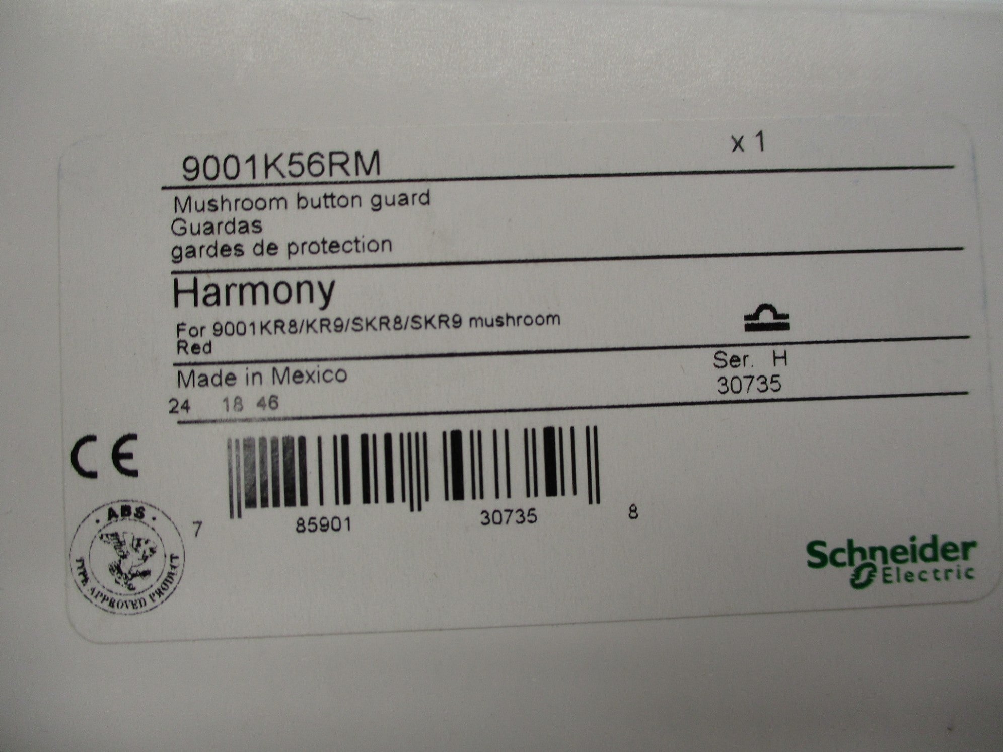 SCHNEIDER ELECTRIC 9001K56RM SER. H NSMP