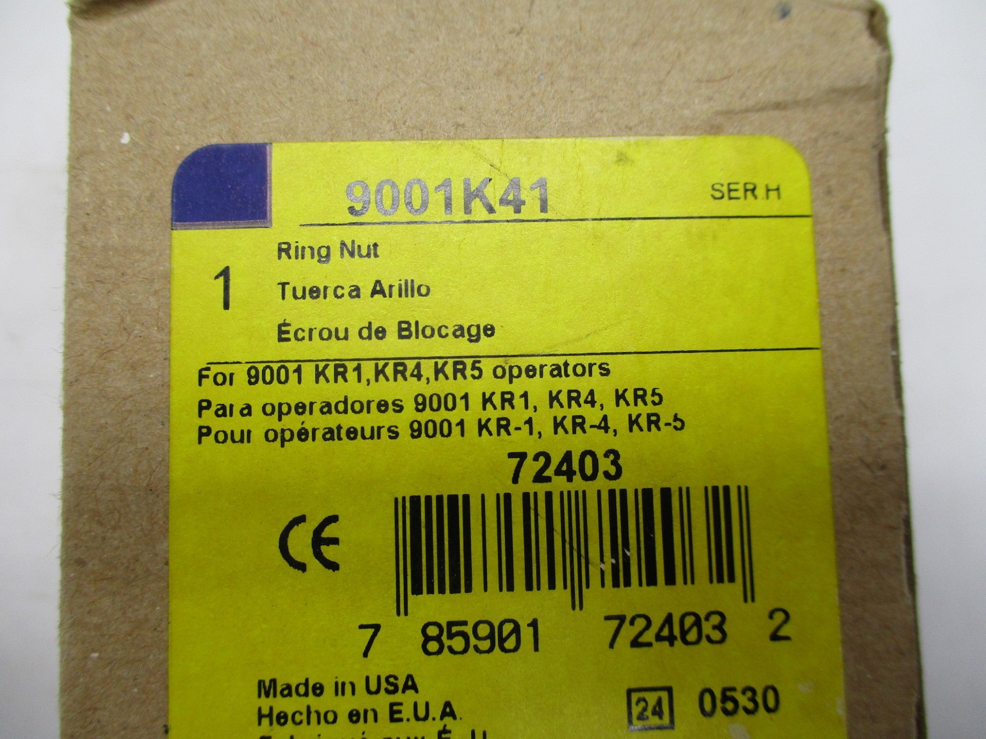 SQUARE D 9001K41 SER. H NSMP