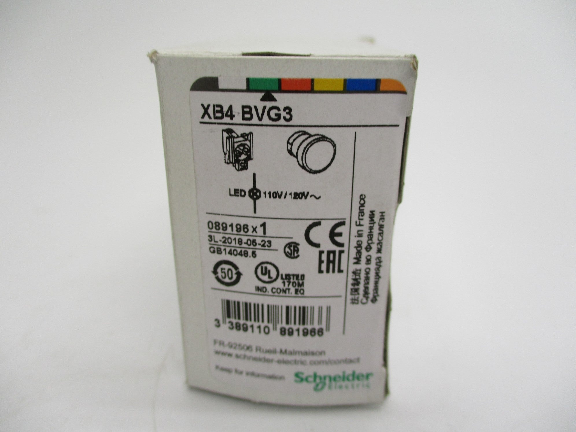 SCHNEIDER ELECTRIC XB4BVG3 NSMP