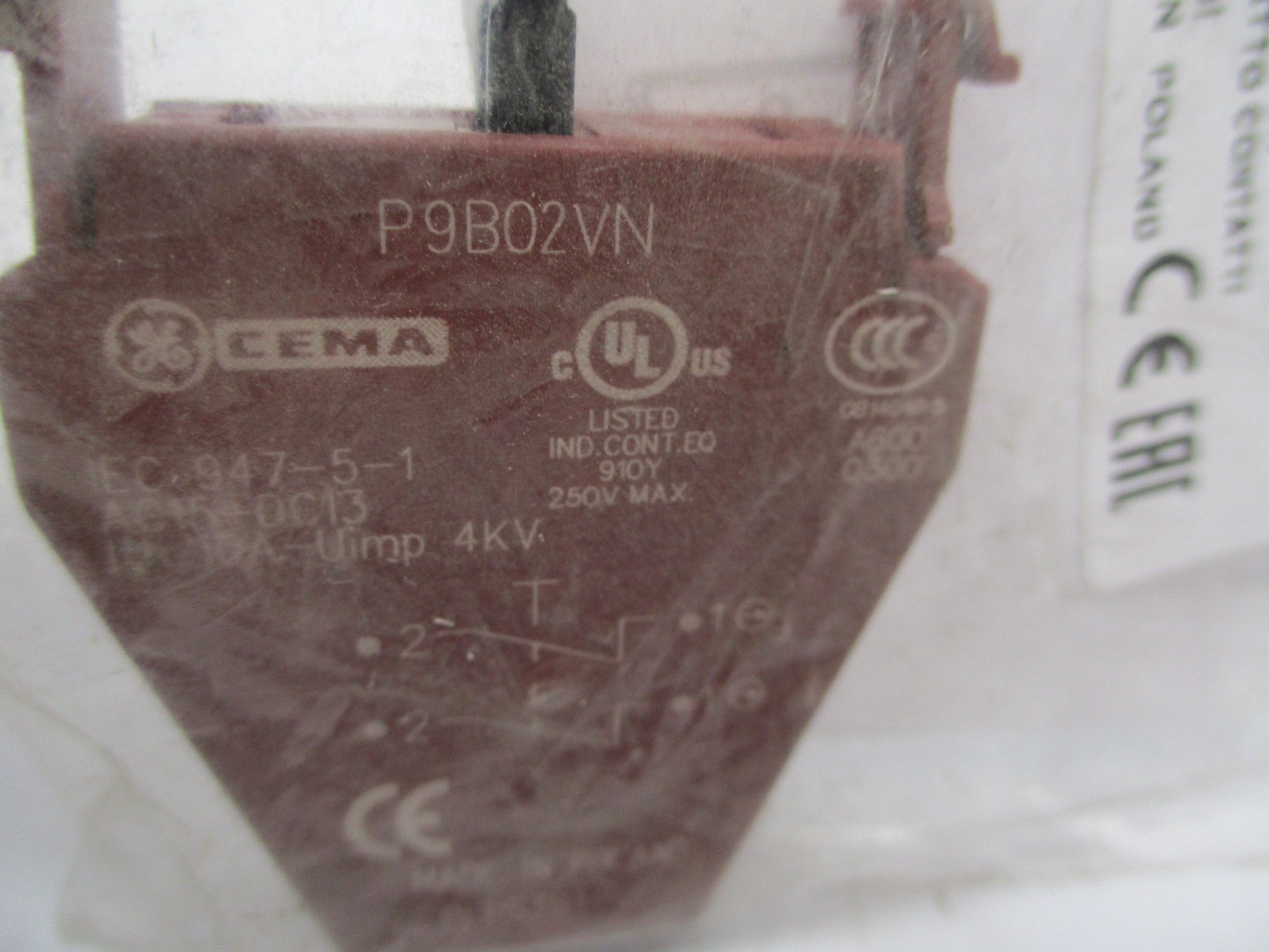 GENERAL ELECTRIC P9B02VN NSMP