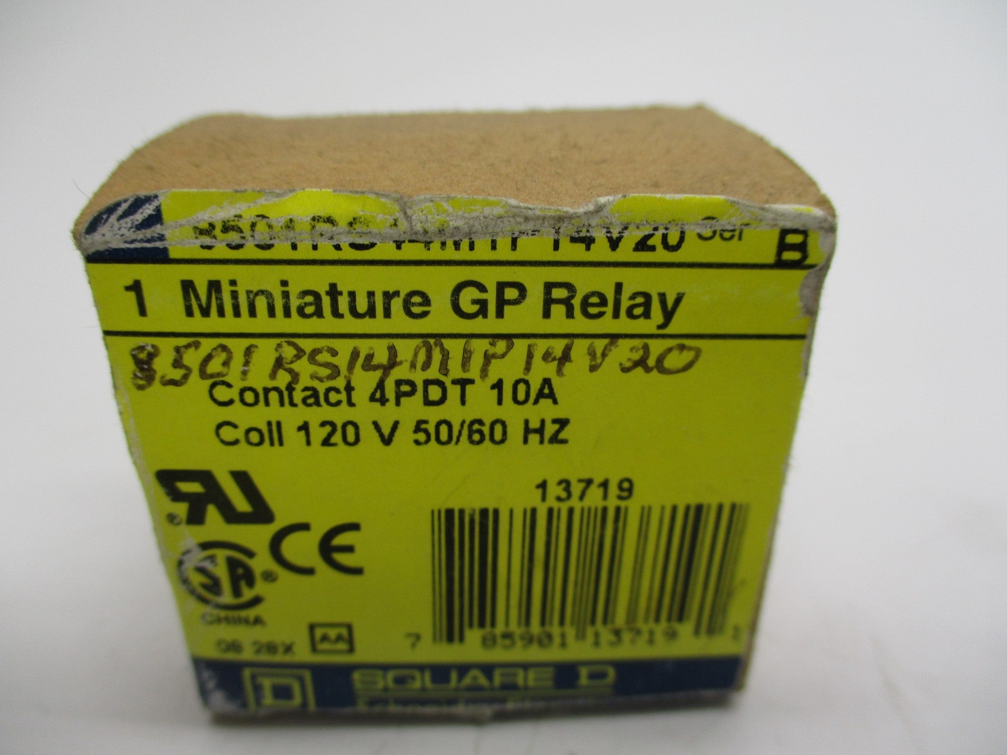 SQUARE D 8501RS44M1P14V20 SER. B 120V NSMP