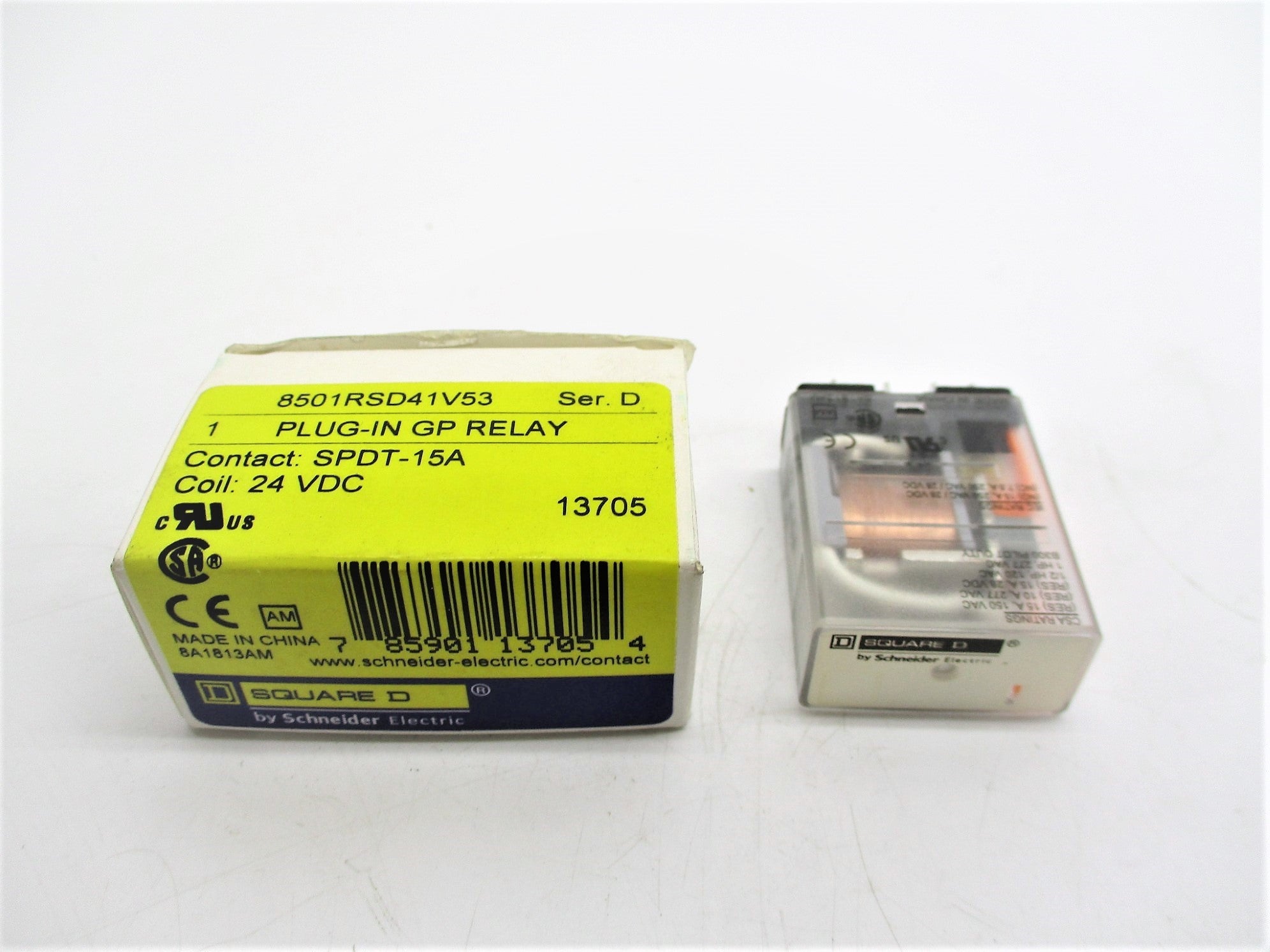 SQUARE D 8501RSD41V53 SER. D 24VDC NSMP