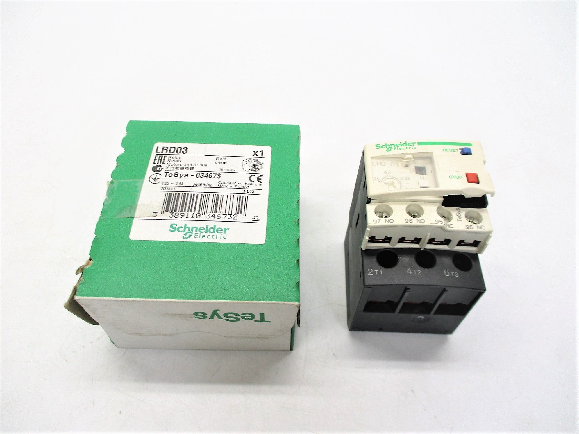 SCHNEIDER ELECTRIC LRD03 0.25-0.4A NSMP