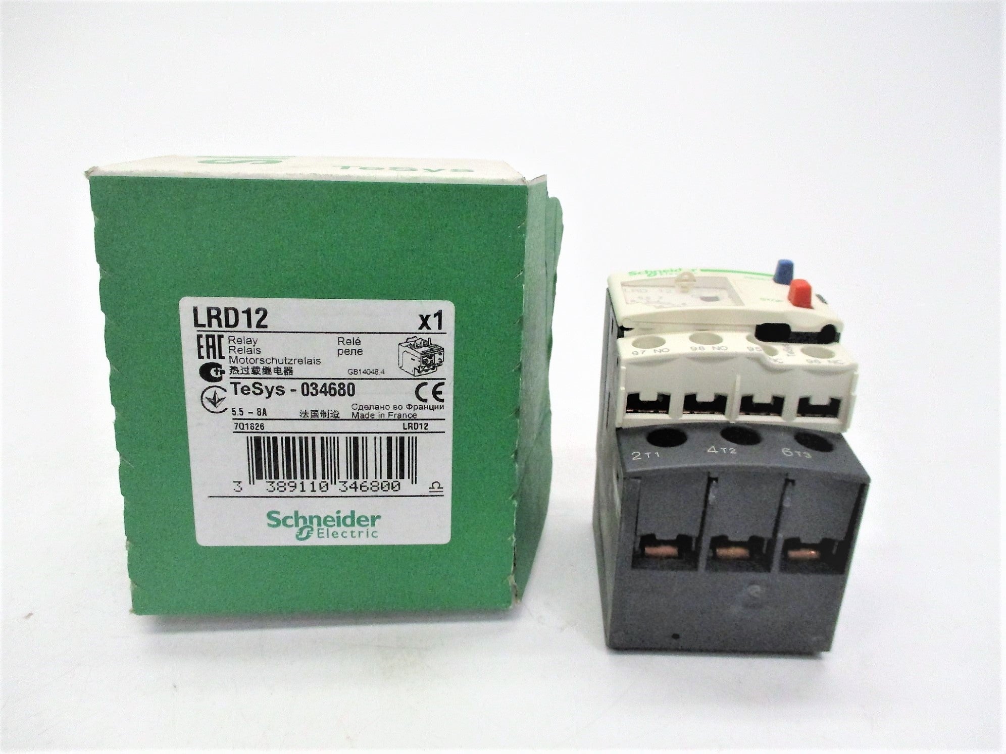 SCHNEIDER ELECTRIC LRD12 5.5-8A NSMP