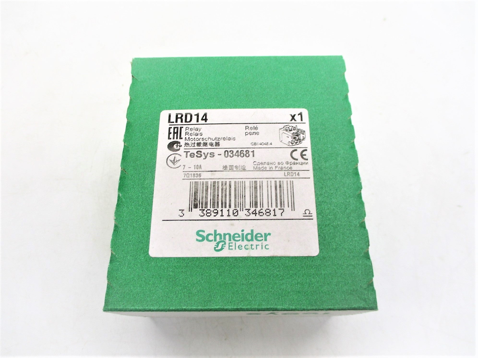 SCHNEIDER ELECTRIC LRD14 7-10A NSFS