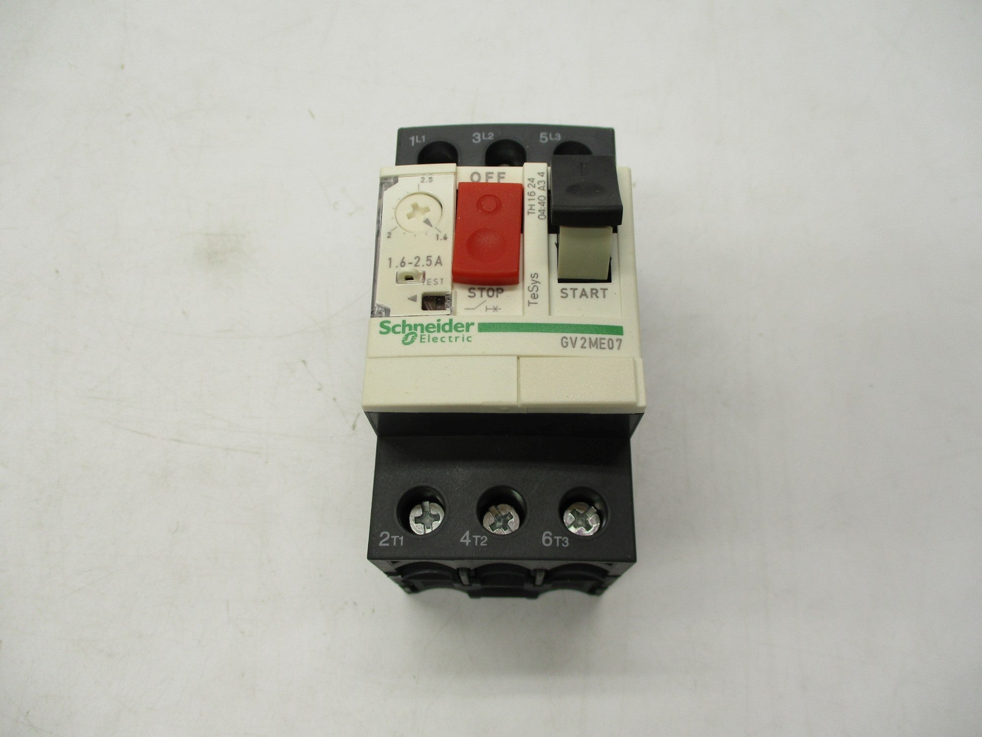 SCHNEIDER ELECTRIC GV2ME07 600VAC 1.6-2.5A NSMP