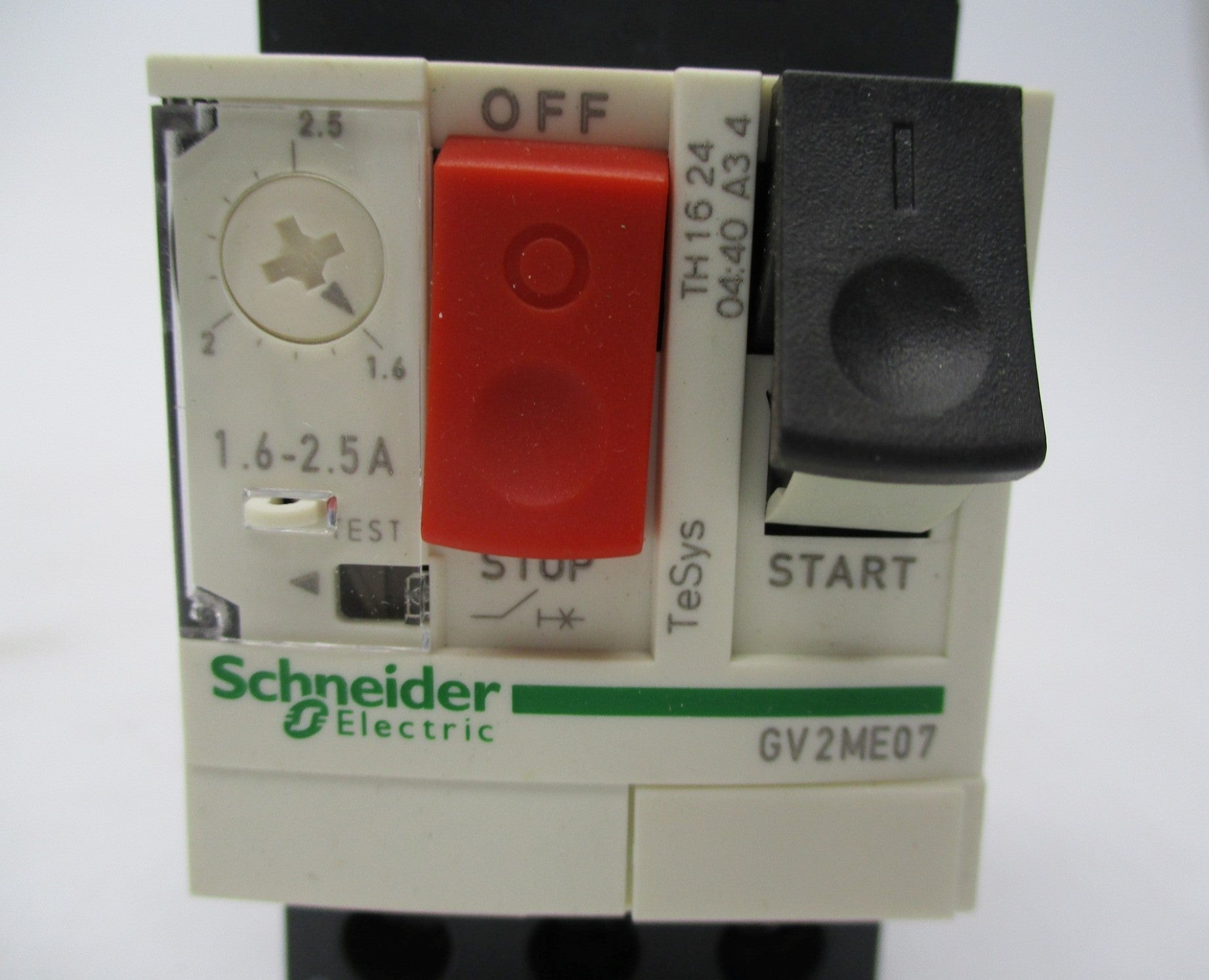 SCHNEIDER ELECTRIC GV2ME07 600VAC 1.6-2.5A NSMP