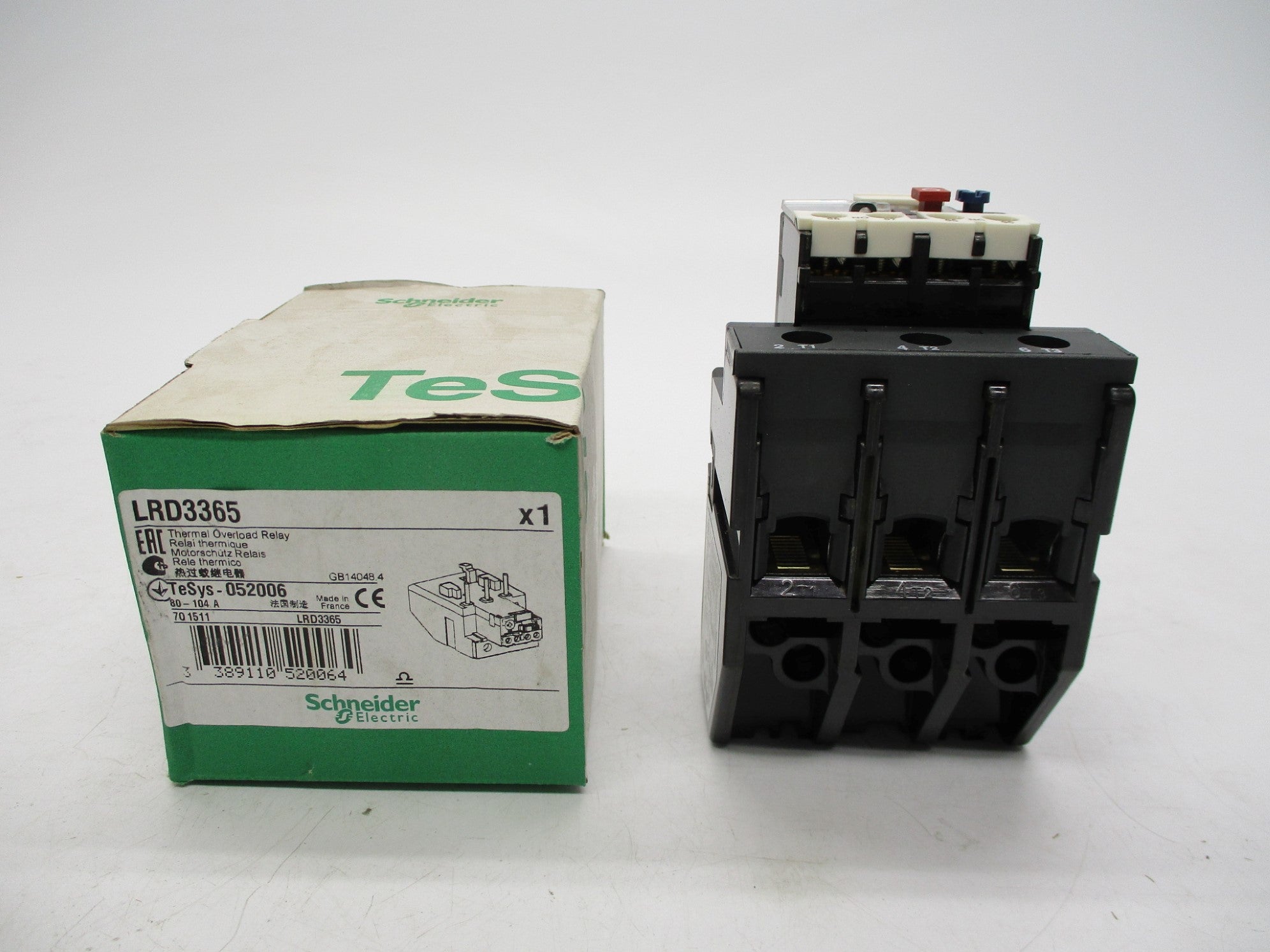 SCHNEIDER ELECTRIC LRD3365 80-104A NSMP