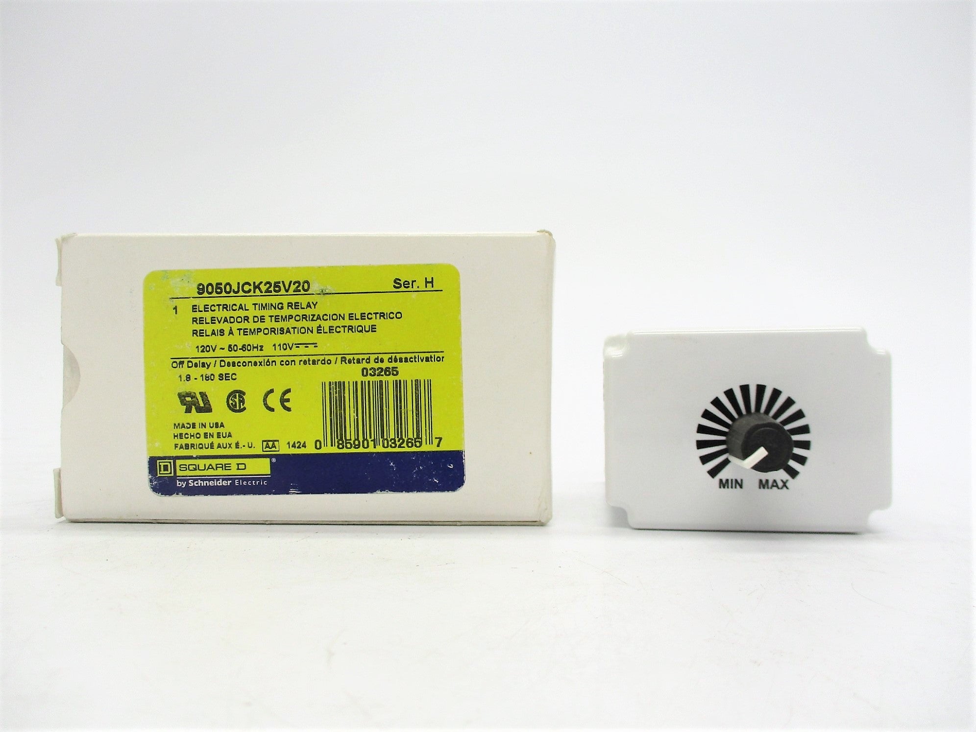 SQUARE D 9050JCK25V20 SER. H 120V NSMP