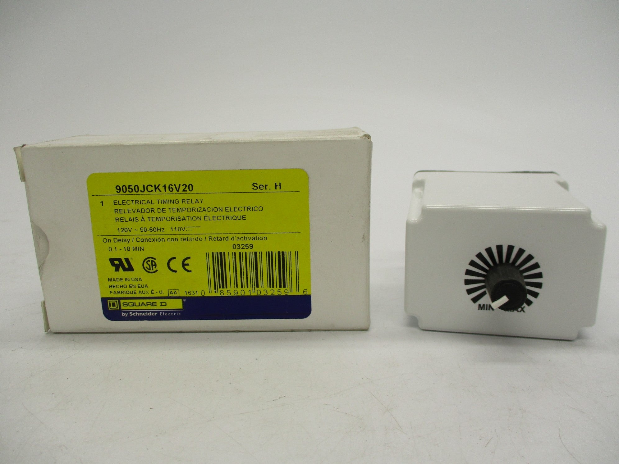 SQUARE D 9050JCK16V20 SER. H 120V NSMP