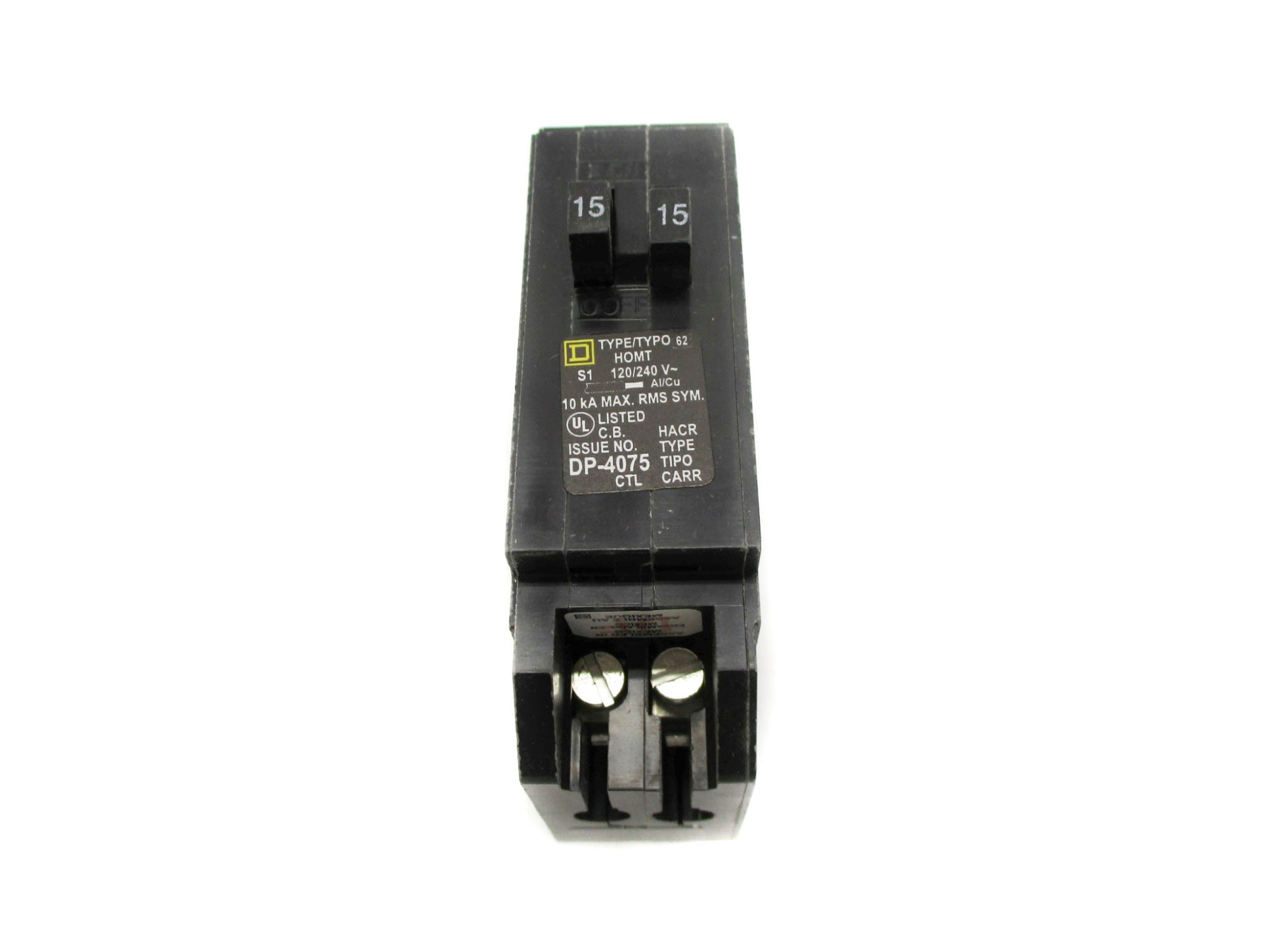 SQUARE D HOMT1515 15/15A 120/240V NSNP