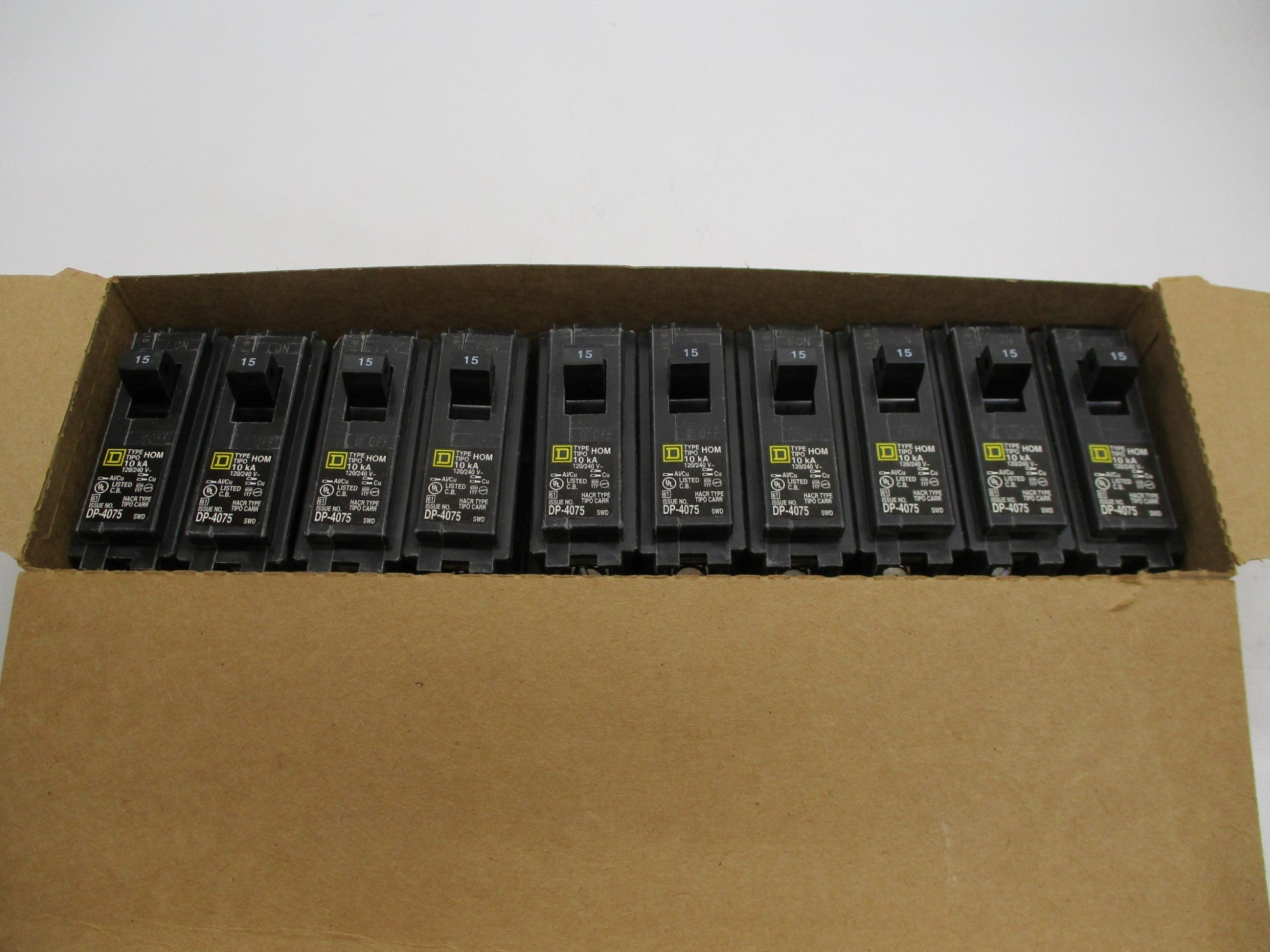 SQUARE D HOM115 15A 120/240V NSNP
