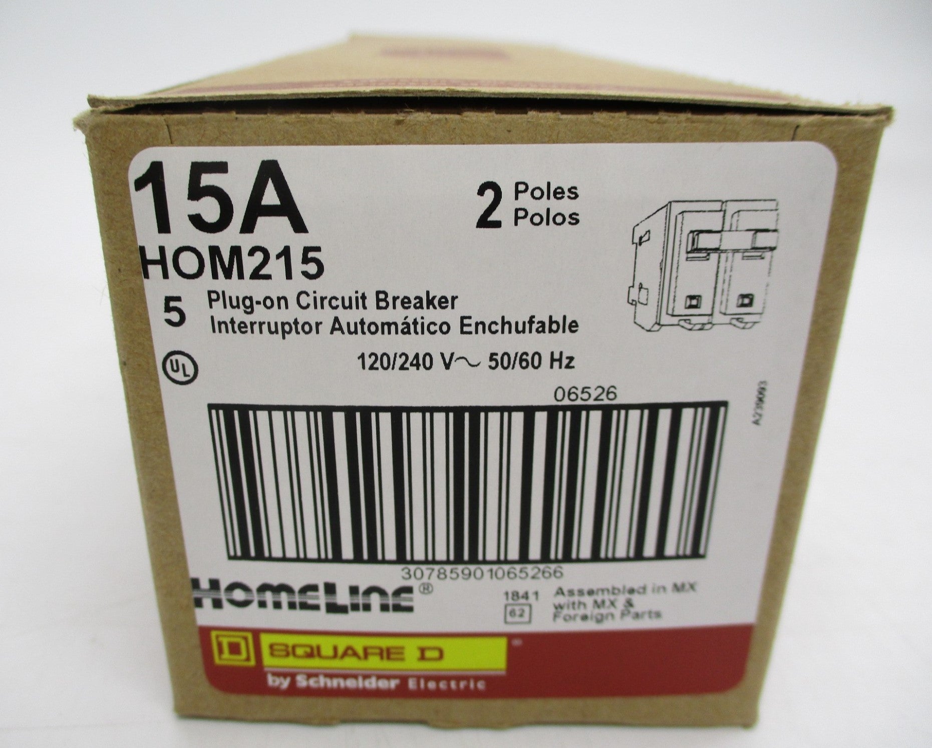SQUARE D HOM215 15A 120/240V NSNP