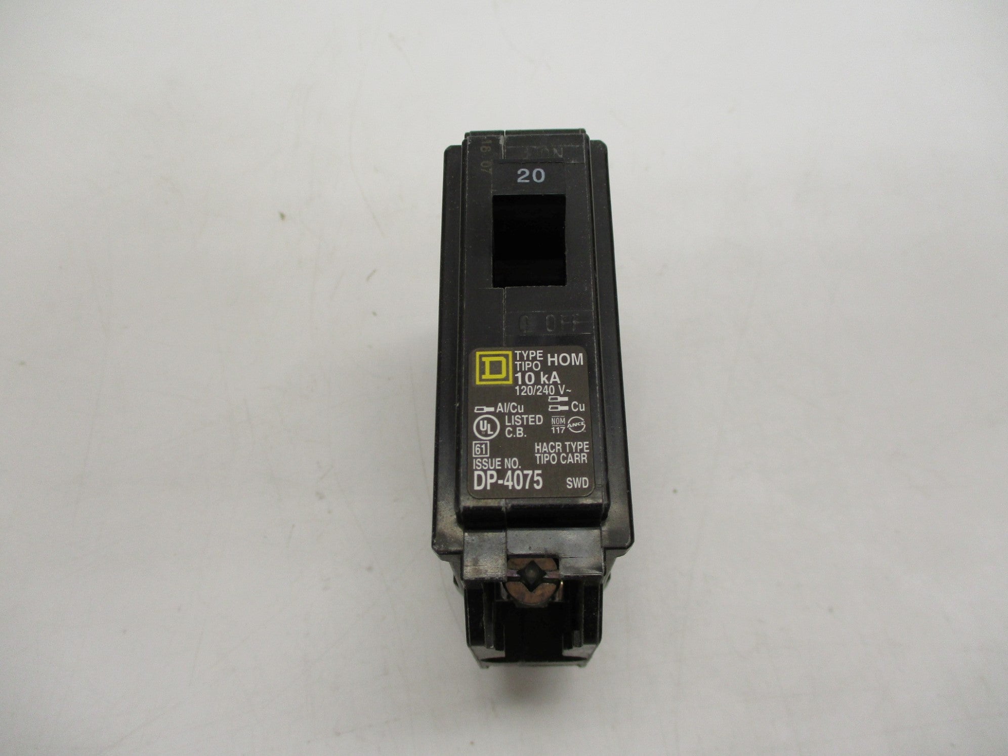 SQUARE D HOM120 20A 120/240V NSNP