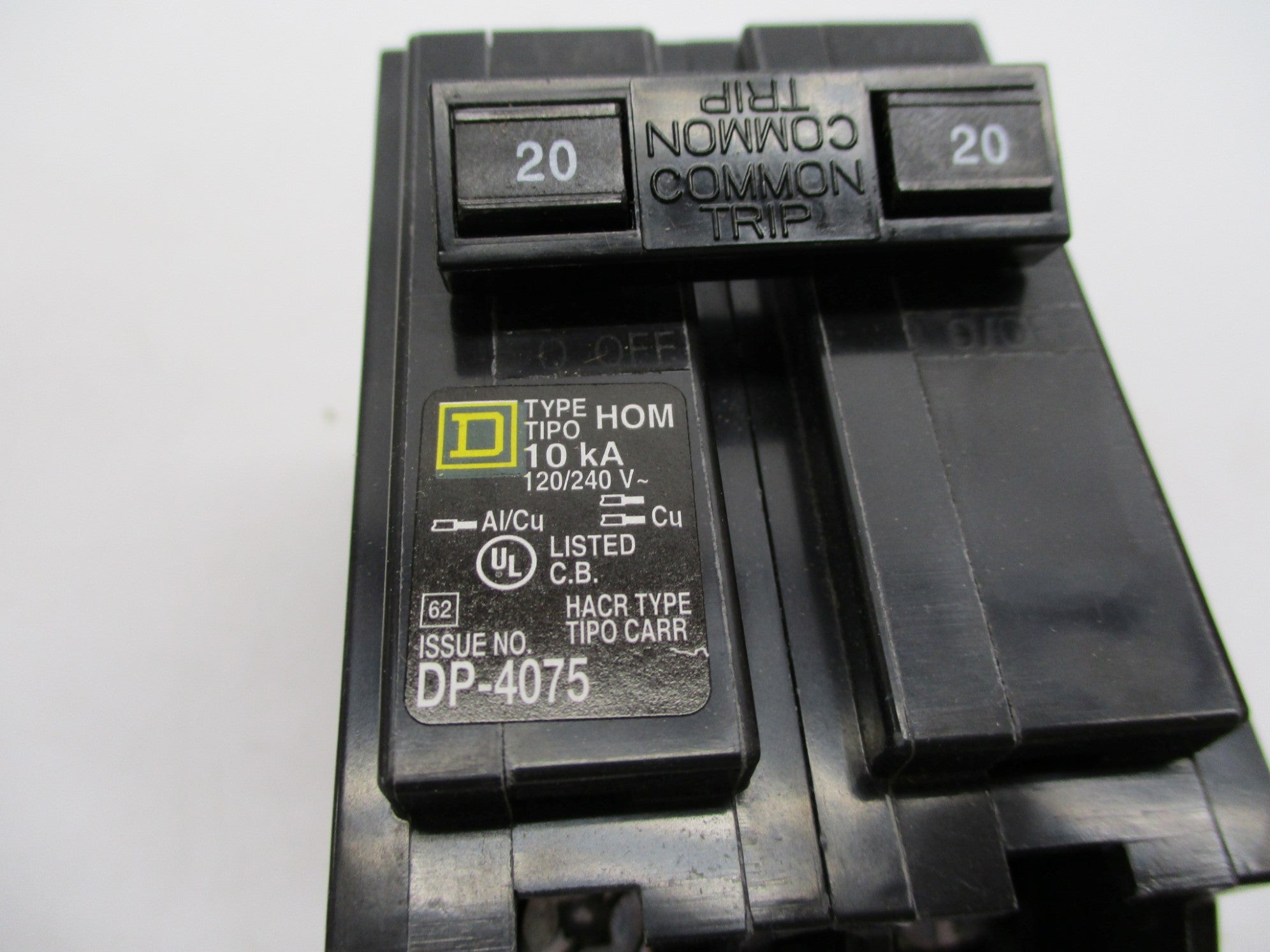 SQUARE D HOM220 20A 120/240V NSNP