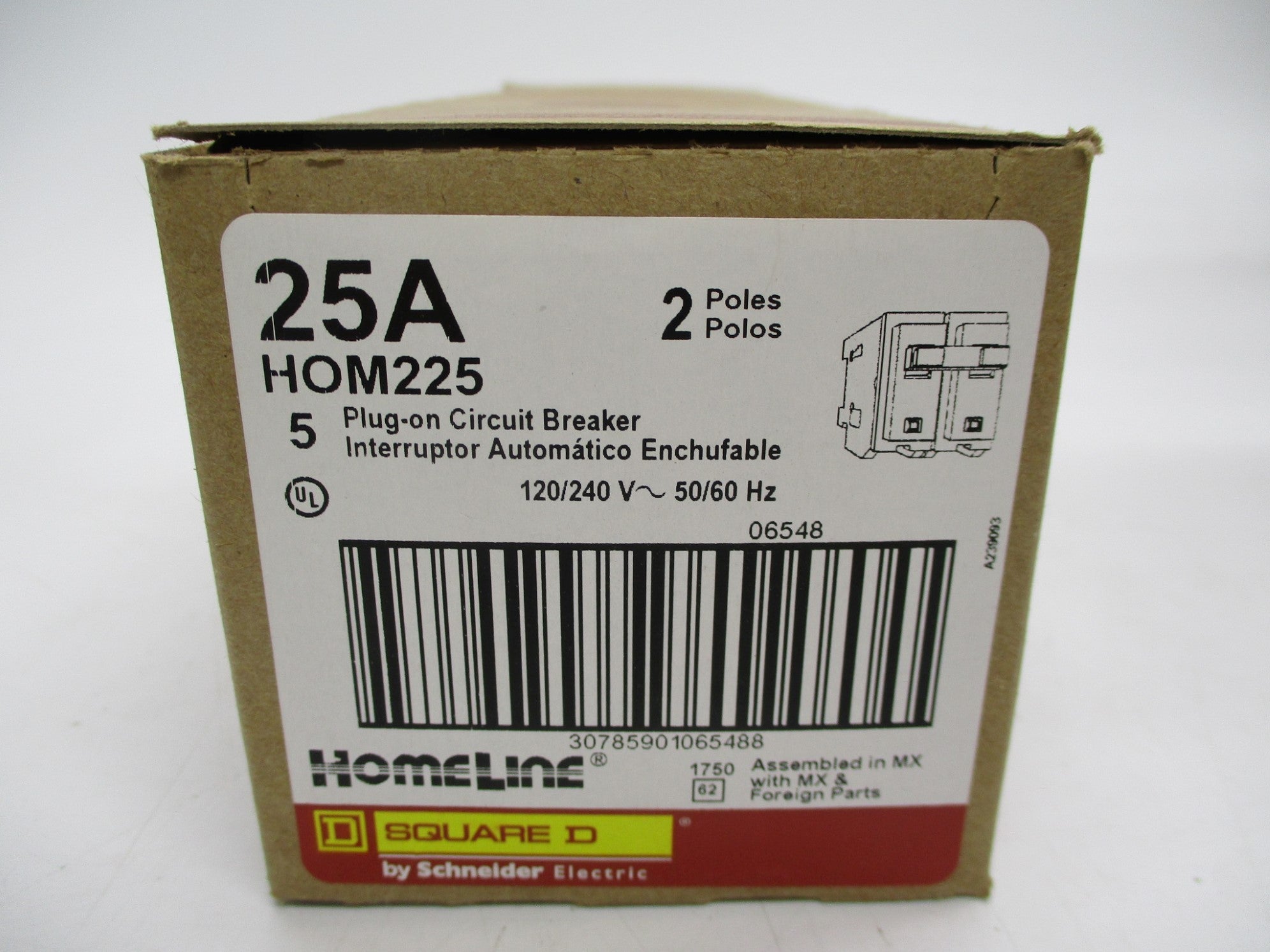 SQUARE D HOM225 25A 120/240V NSNP