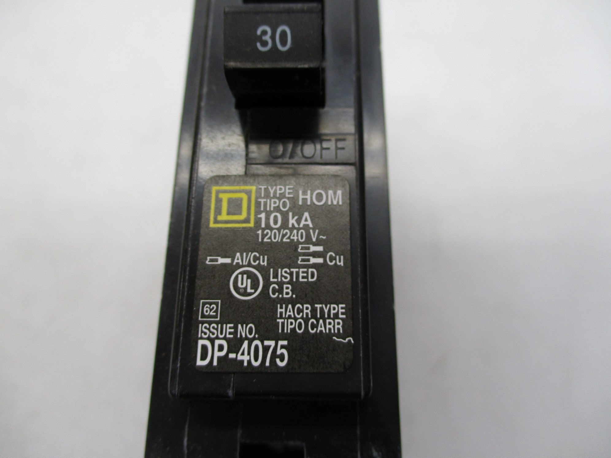 SQUARE D HOM130 30A 120/240V NSNP