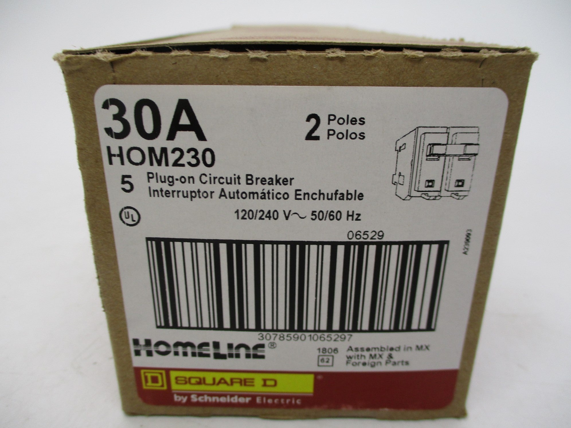 SQUARE D HOM230 30A 120/240V NSNP